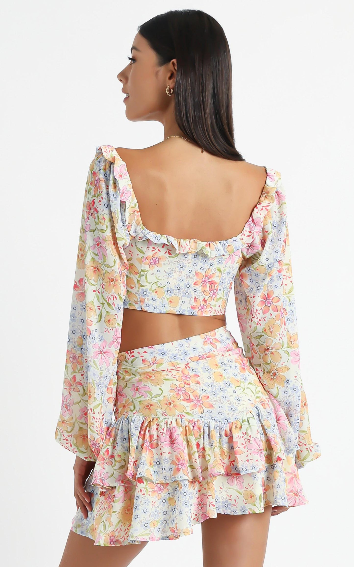 Hawi Two Piece Set in Multi Floral