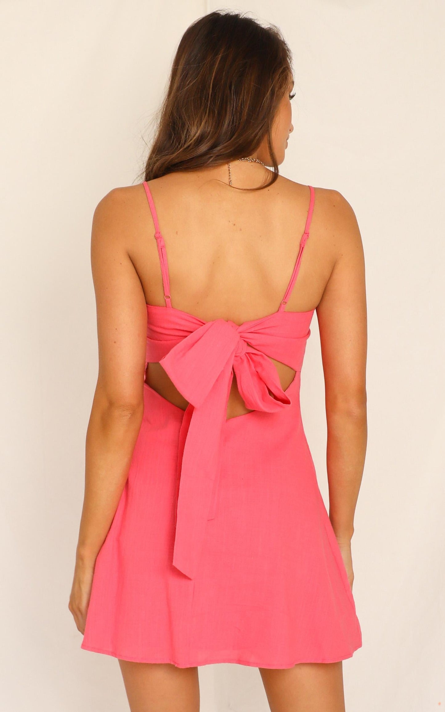 Head Spinning Dress In Watermelon