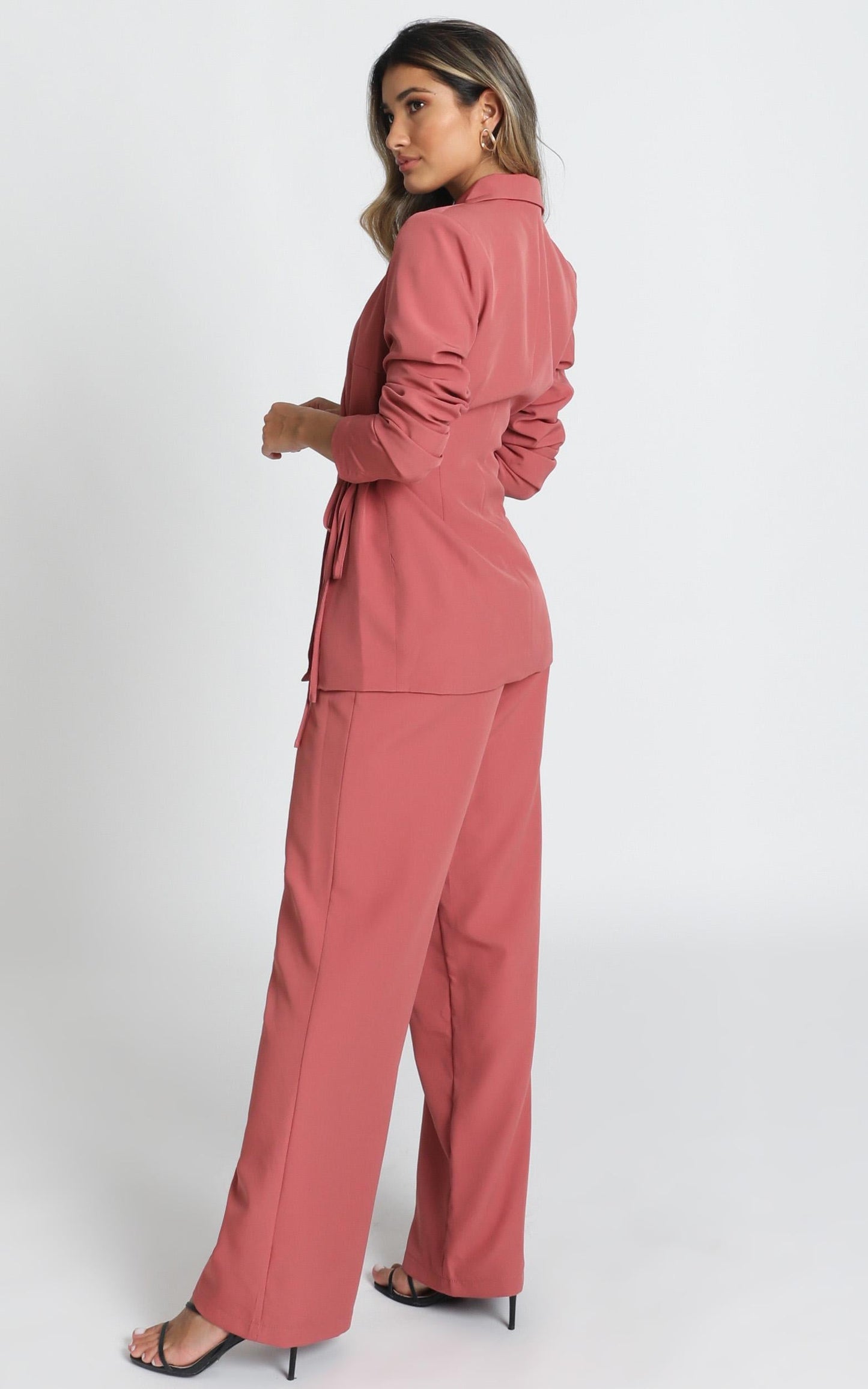 Headquarters Blazer In Dusty Rose