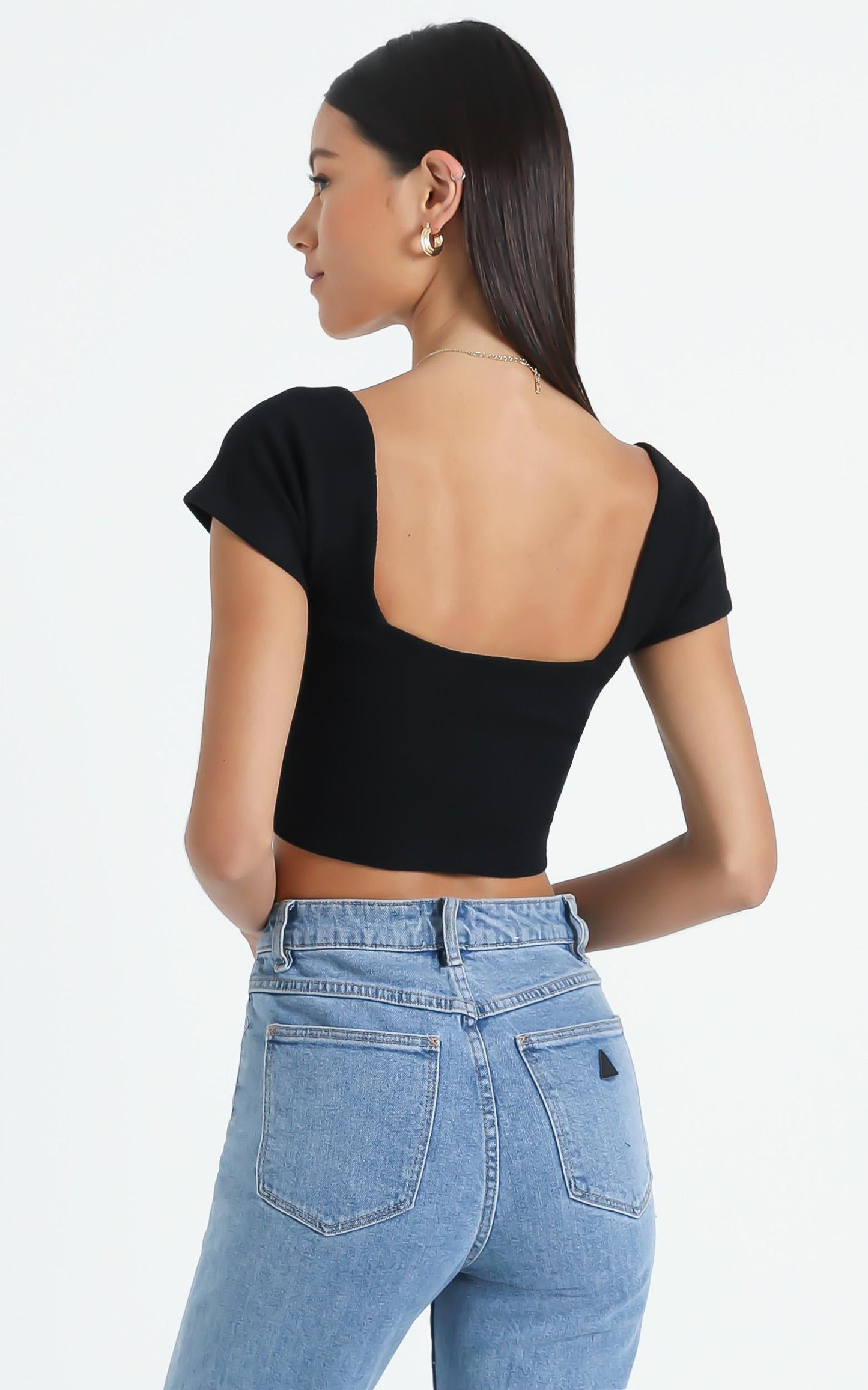 Hesle Top in Black