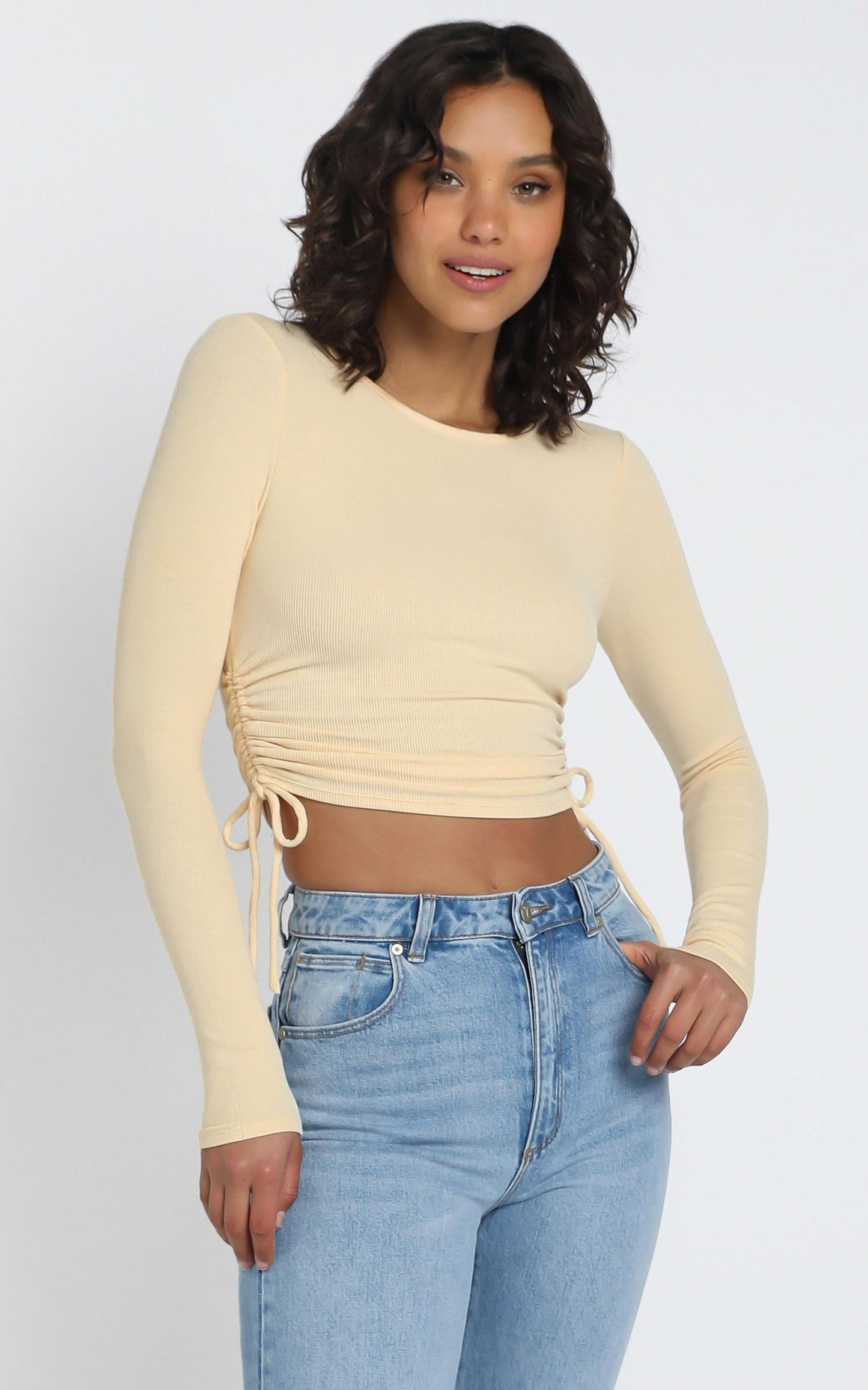 Hetty Top in Yellow