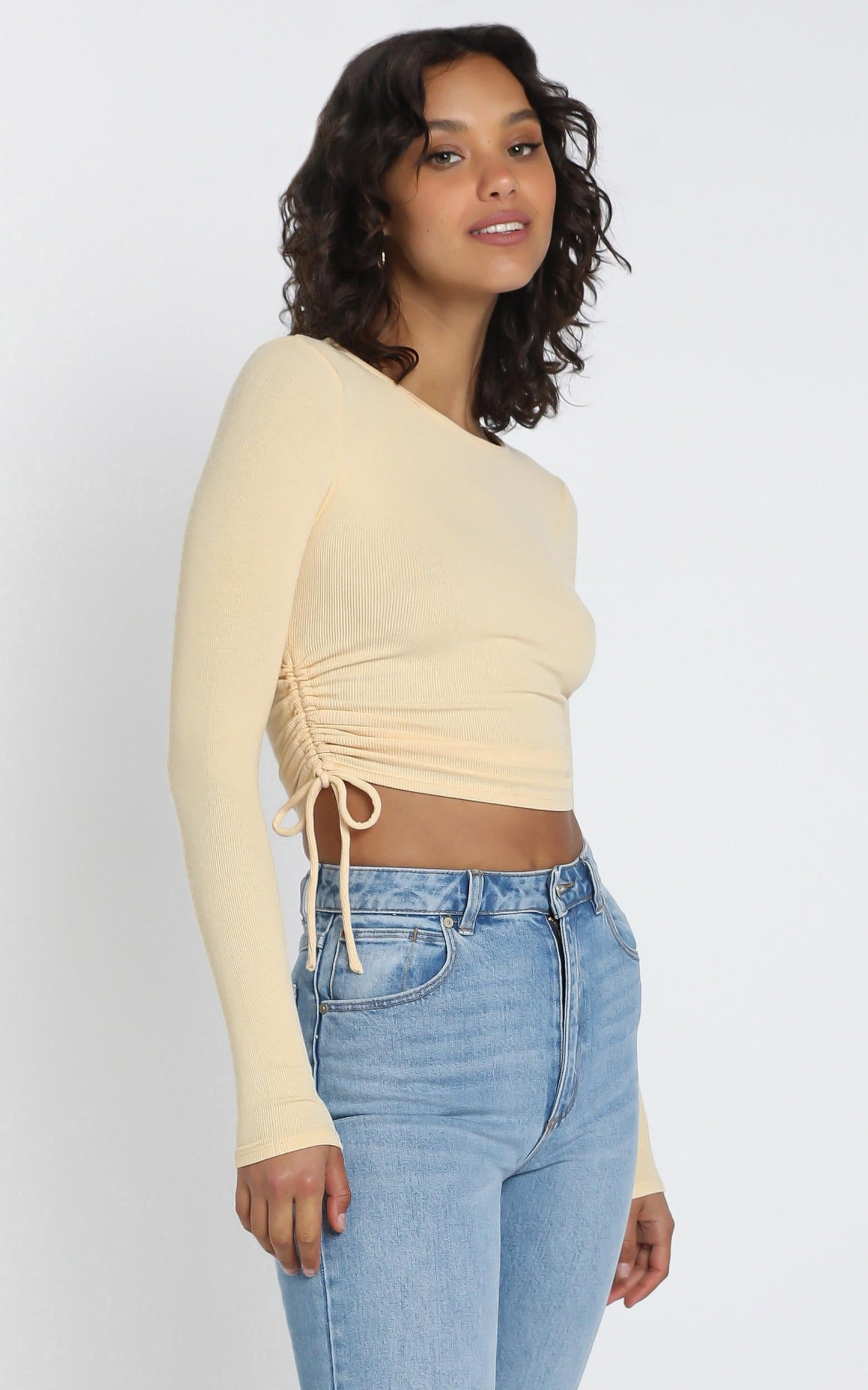 Hetty Top in Yellow