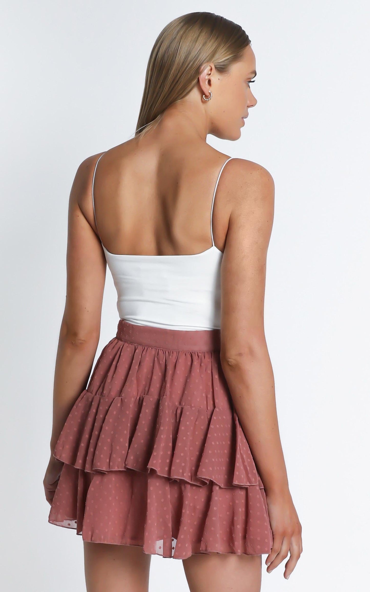 High Stakes Skirt In Dusty Rose
