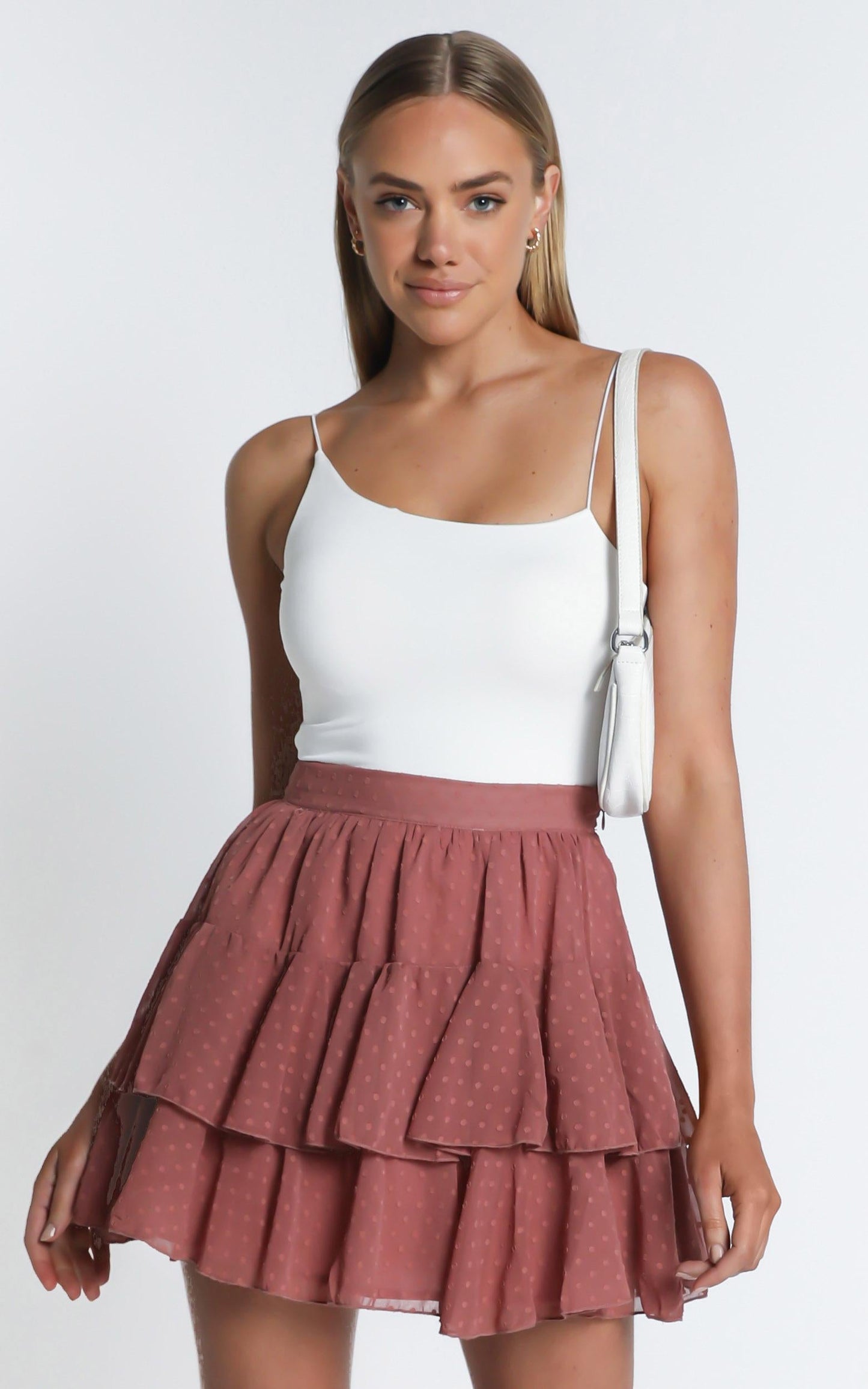 High Stakes Skirt In Dusty Rose