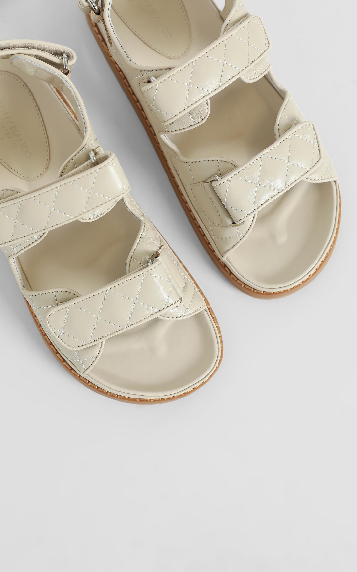 Tony Bianco - Hiranni Sandals in Vanilla Sheep Nappa