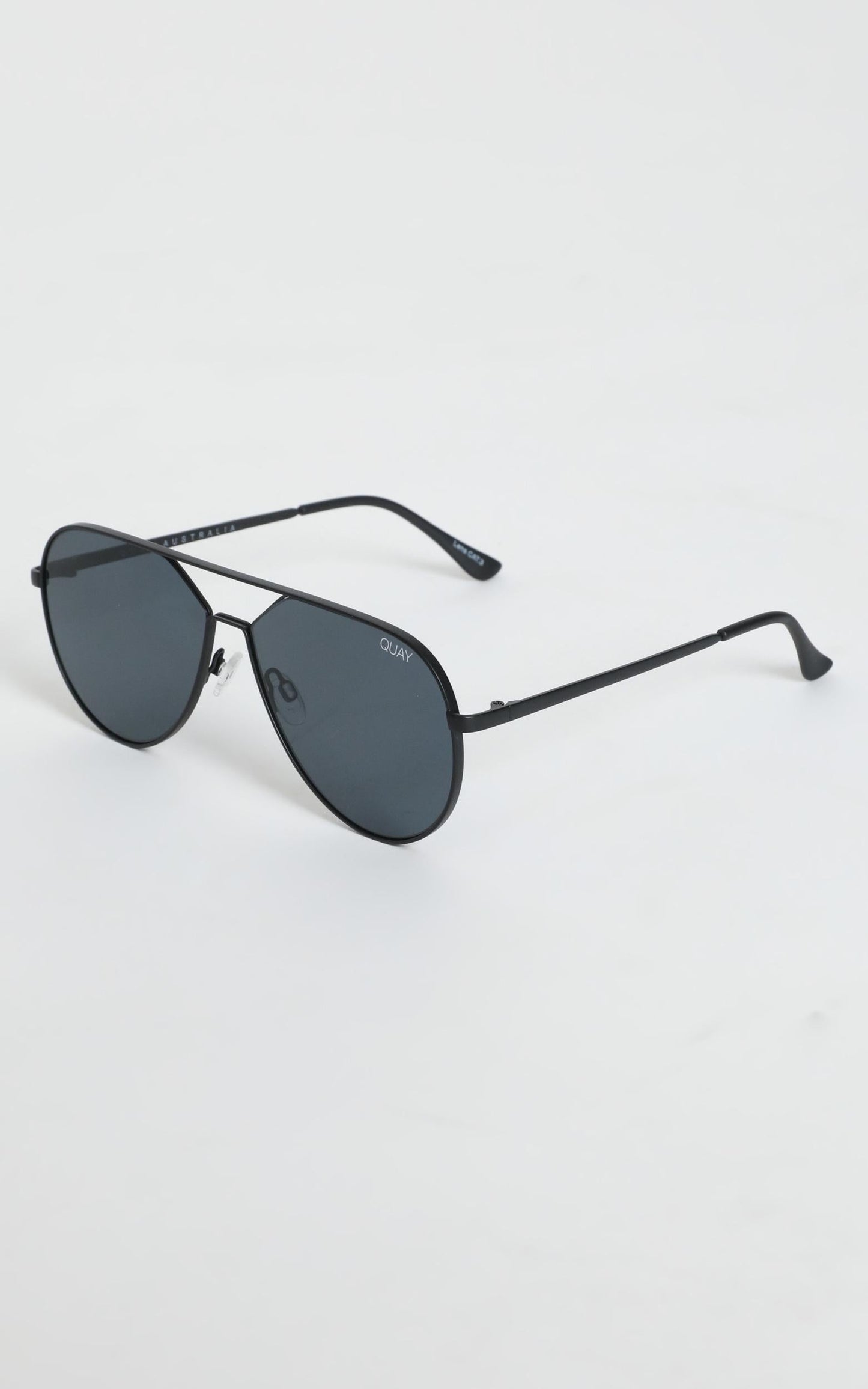 Quay X Lizzo - Hold Please Sunglasses in Black and Smoke Lens