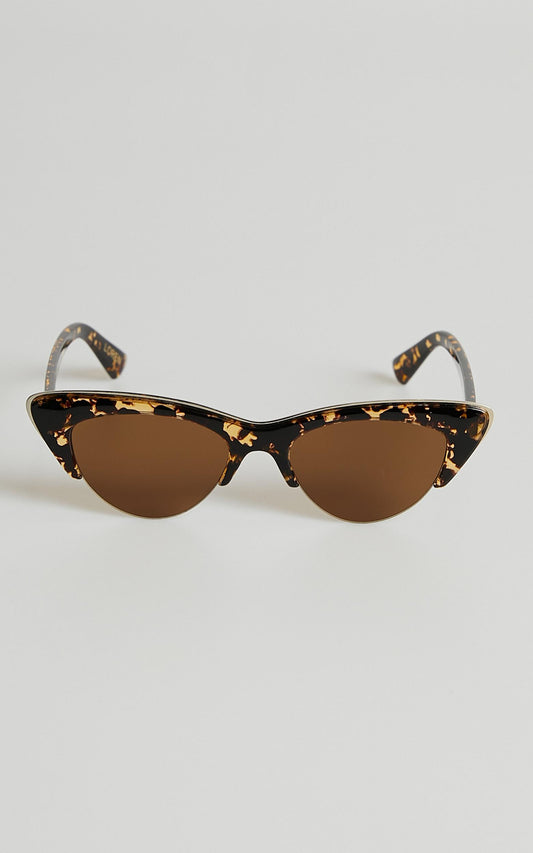 Reality Eyewear - Loren Sunglasses in Honey Turtle