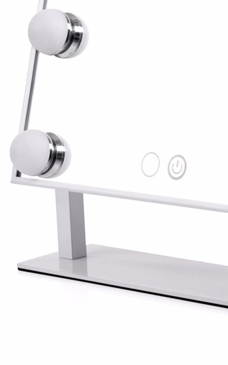 Pro Hollywood Makeup Mirror in white