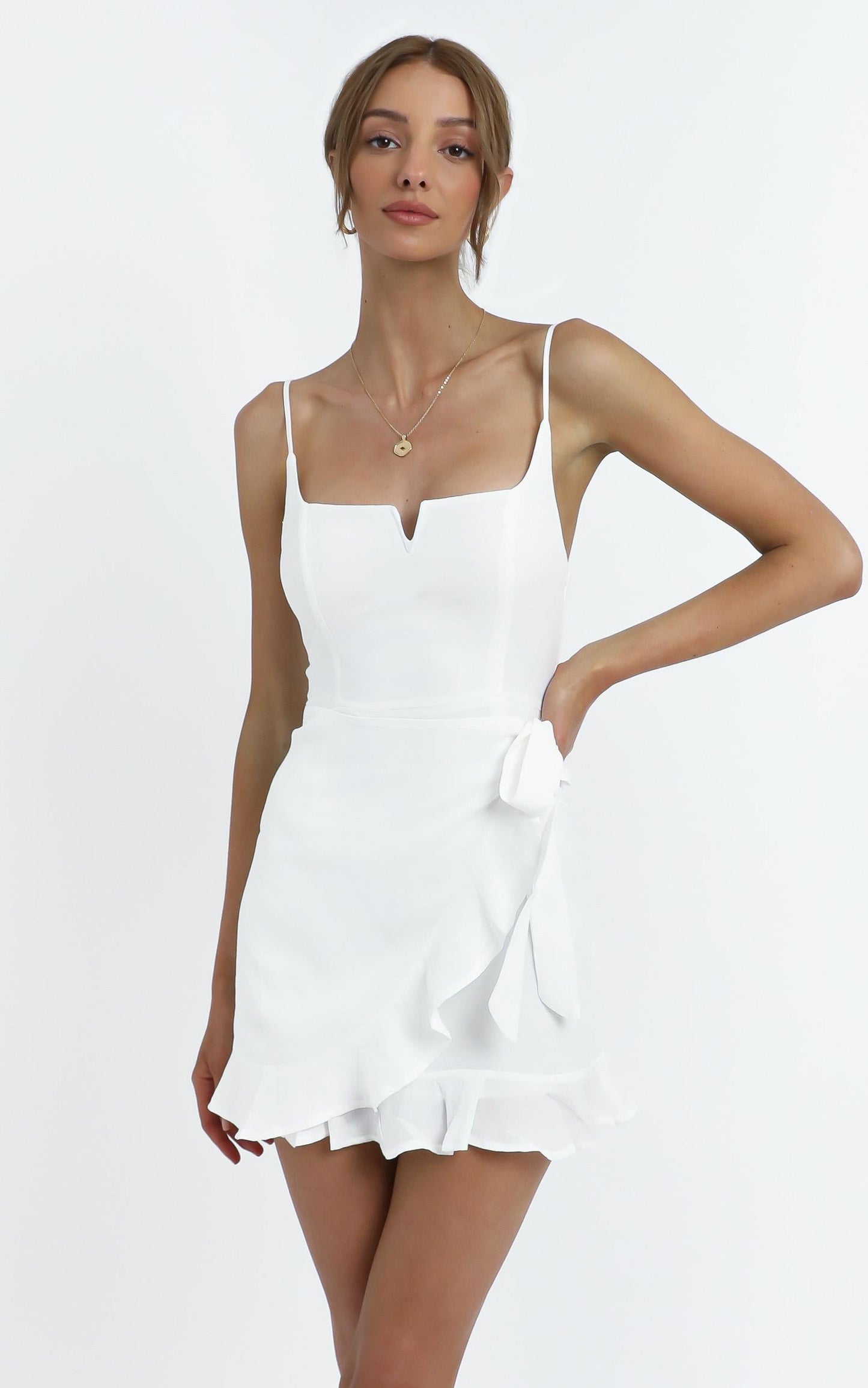 Hunter Dress in White