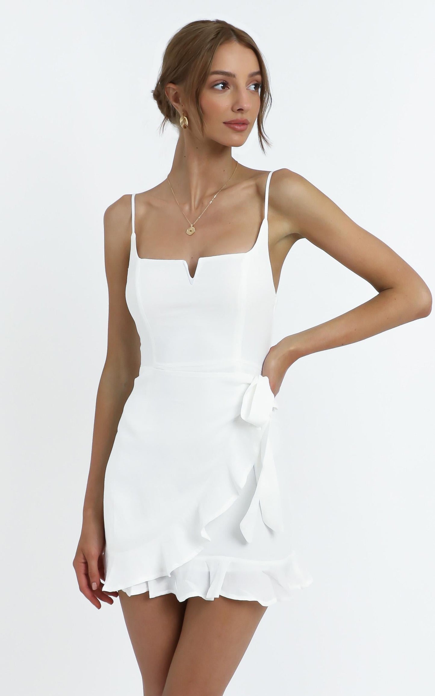 Hunter Dress in White
