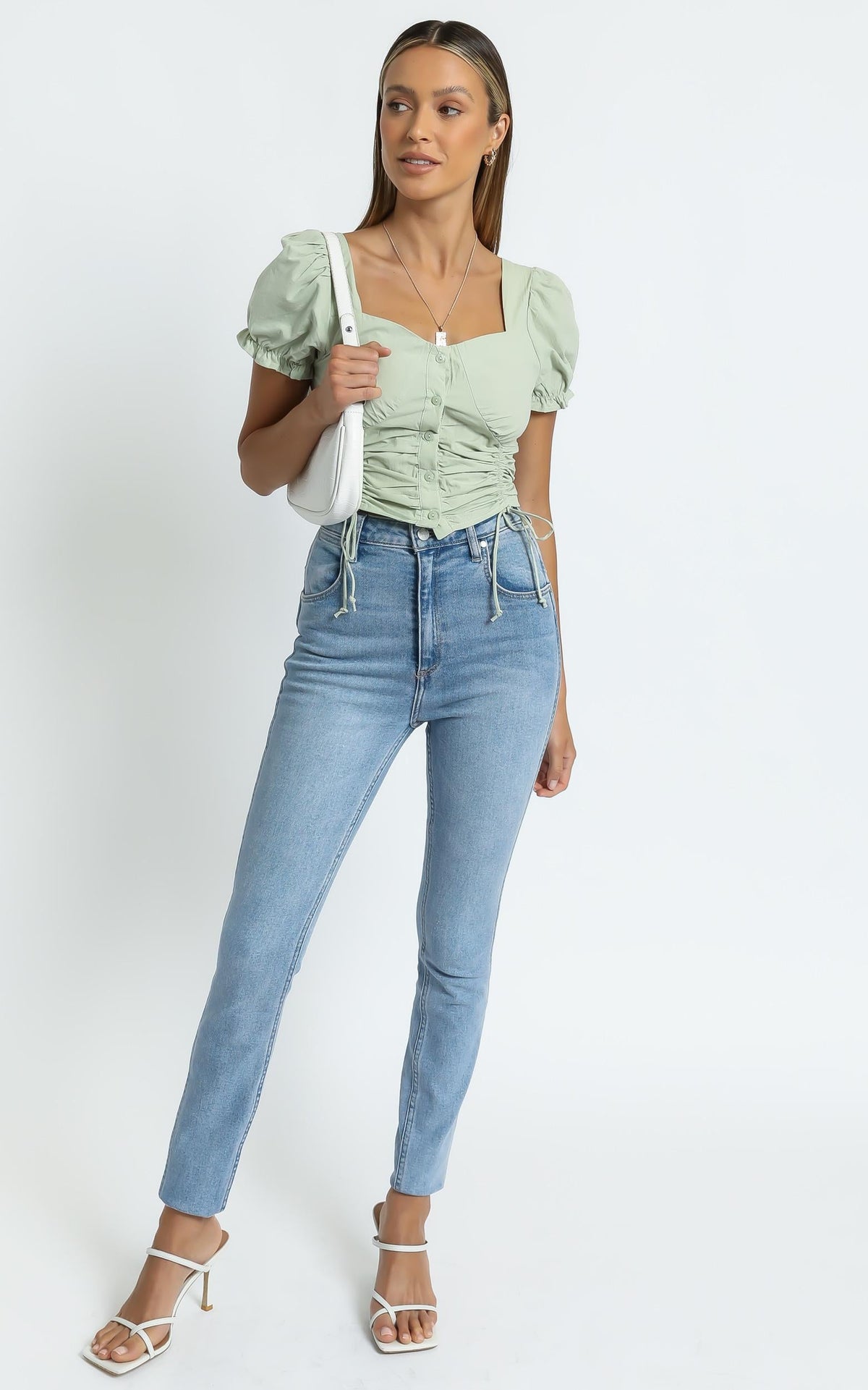 Hunter Top in Sage