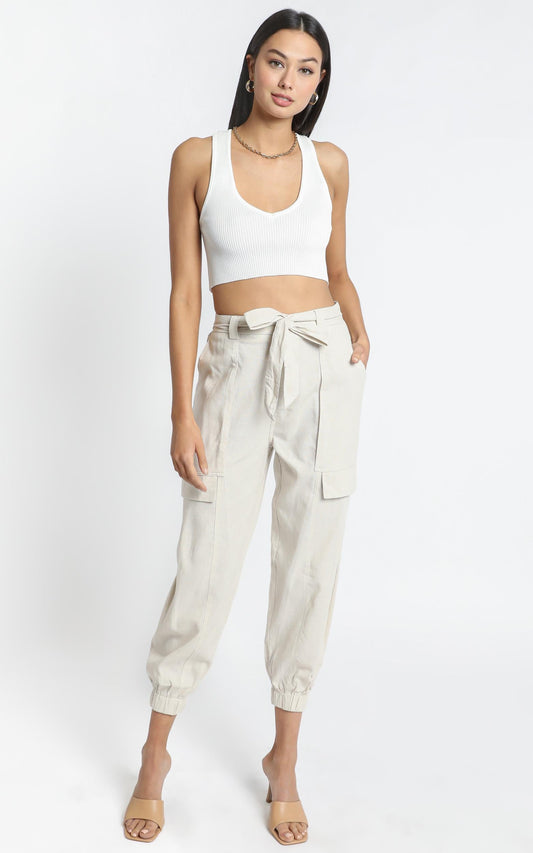 Huxton Pants in Beige