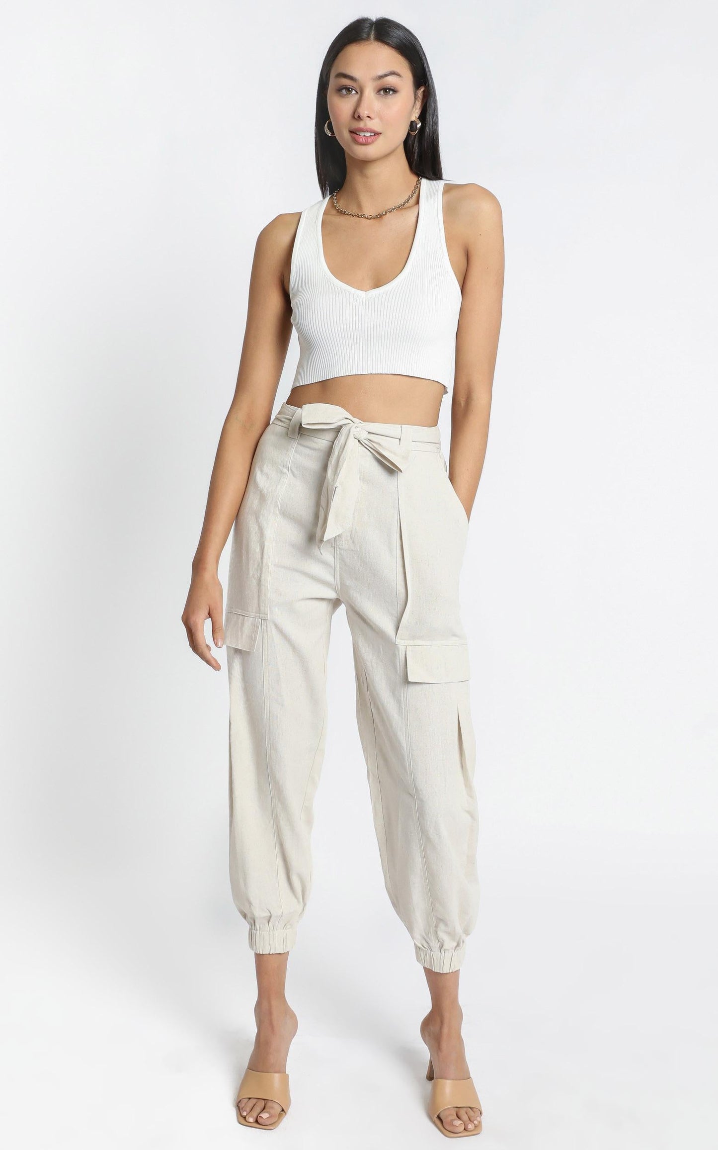 Huxton Pants in Beige