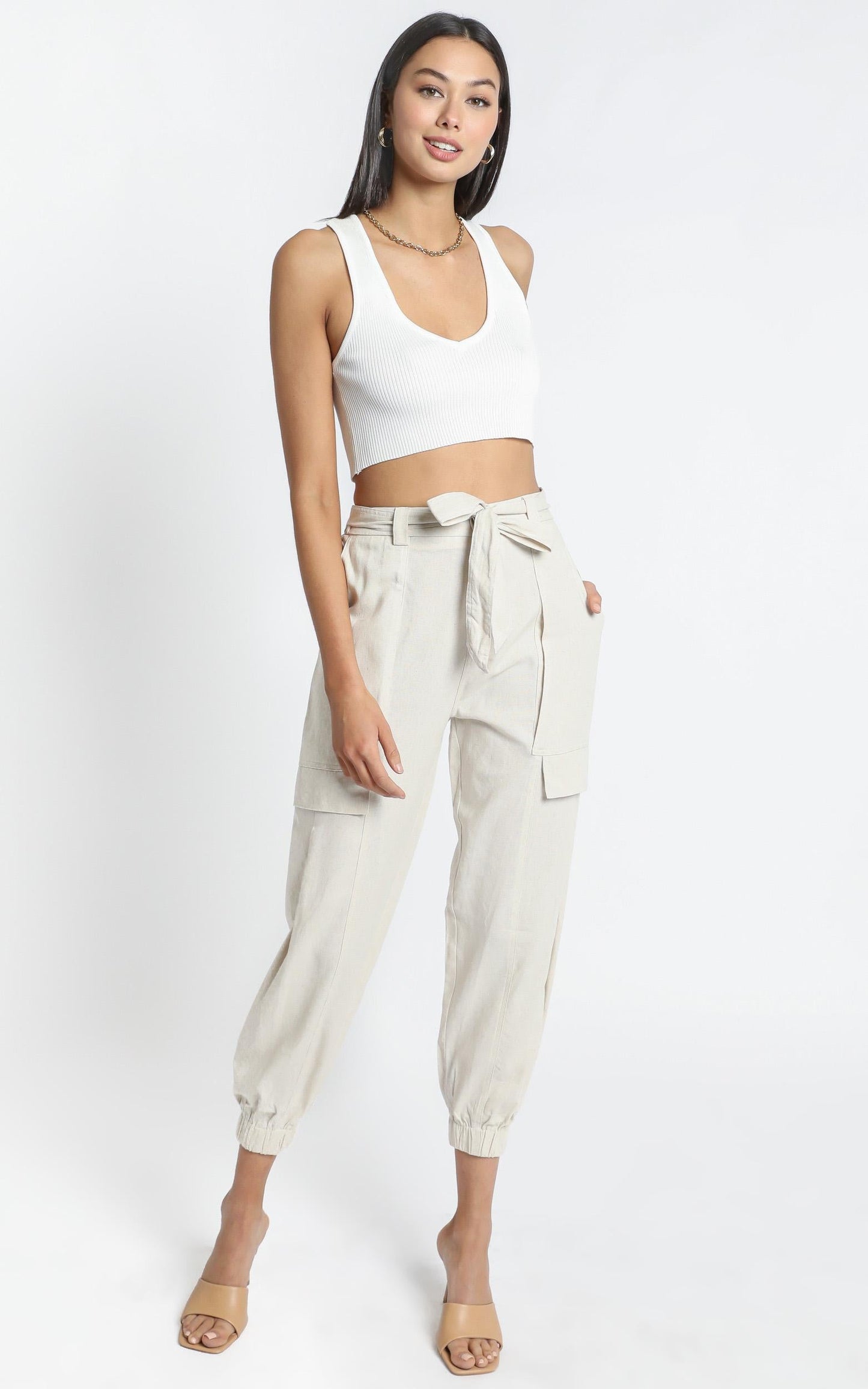 Huxton Pants in Beige