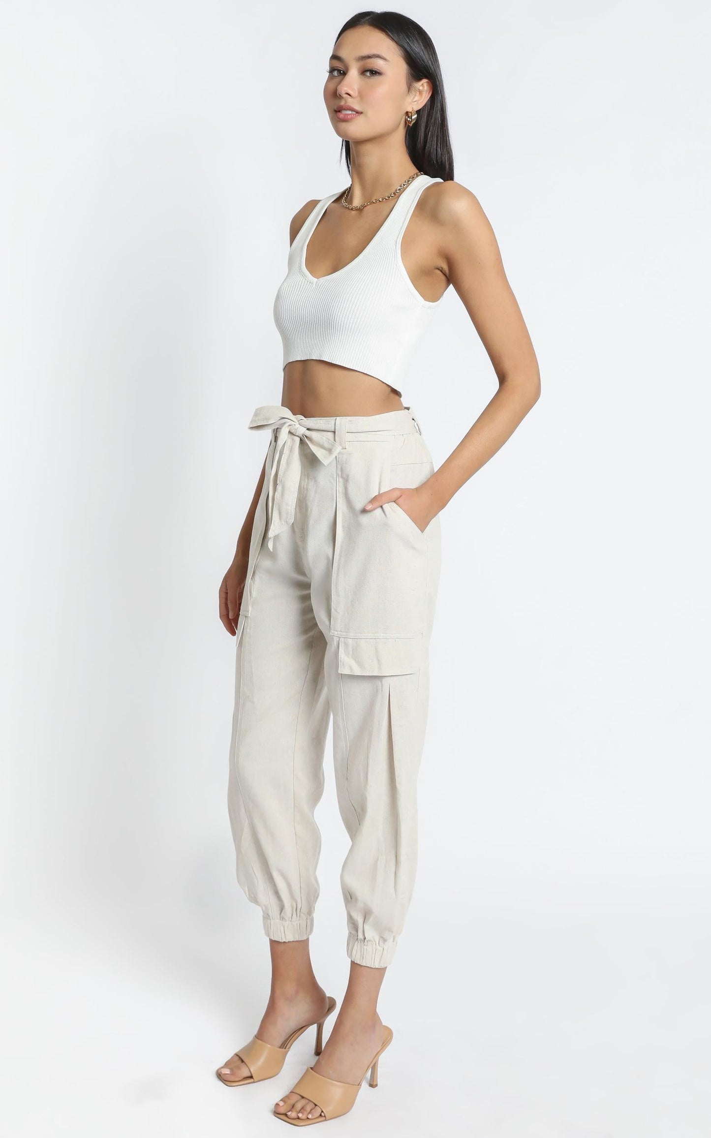 Huxton Pants in Beige
