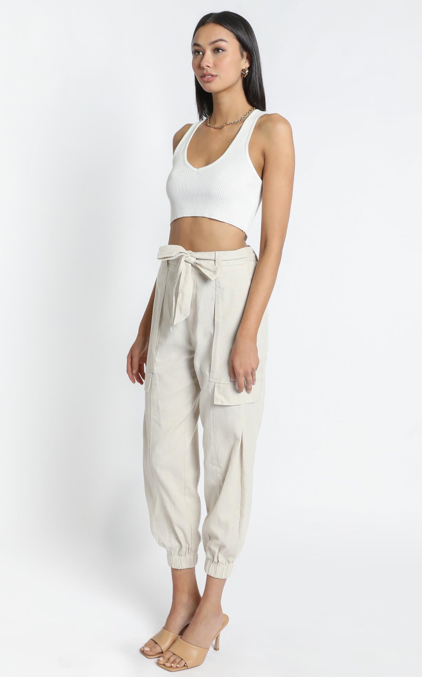 Huxton Pants in Beige