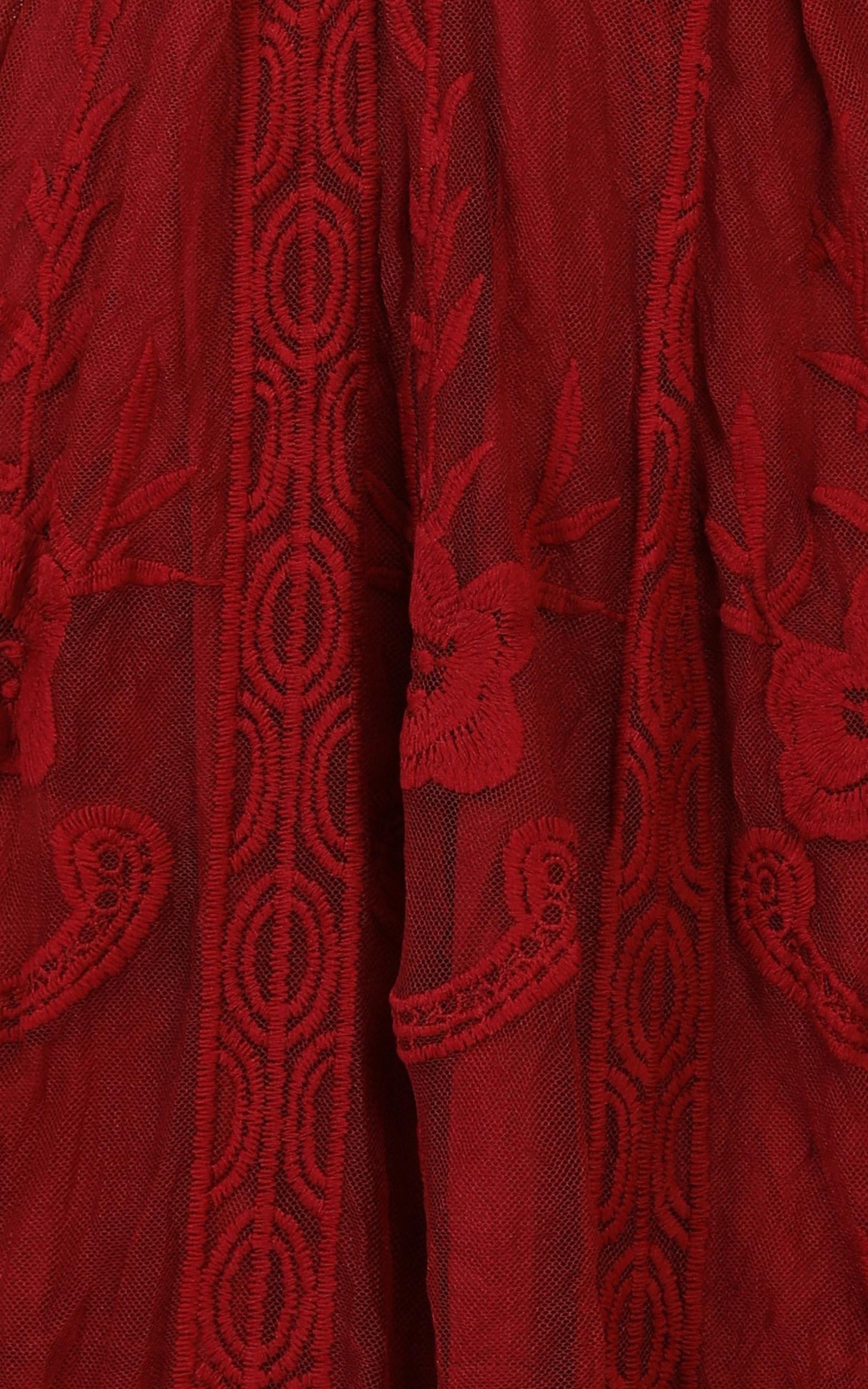Love Spell Maxi Dress In Wine Lace