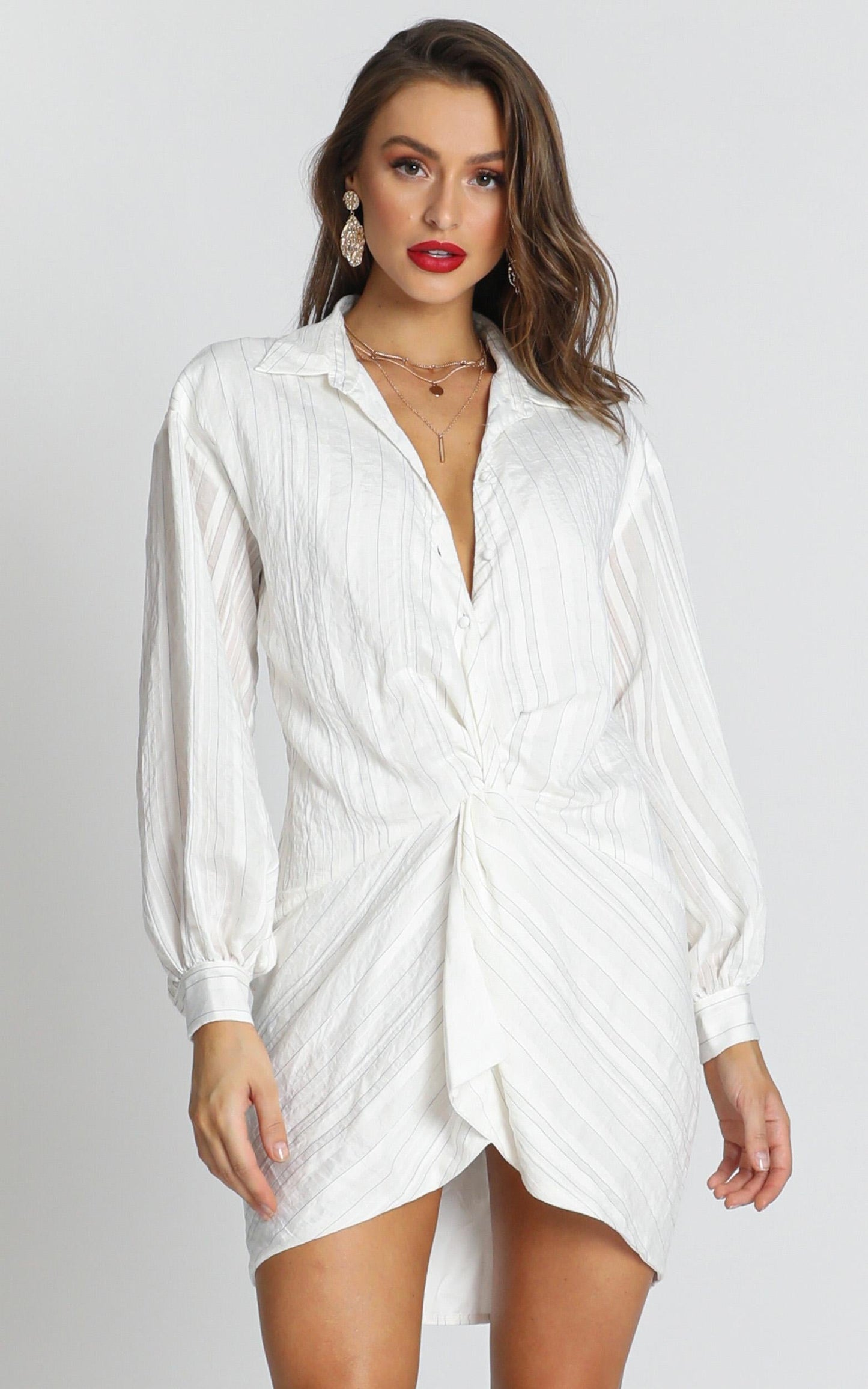 Within The Team Dress In White