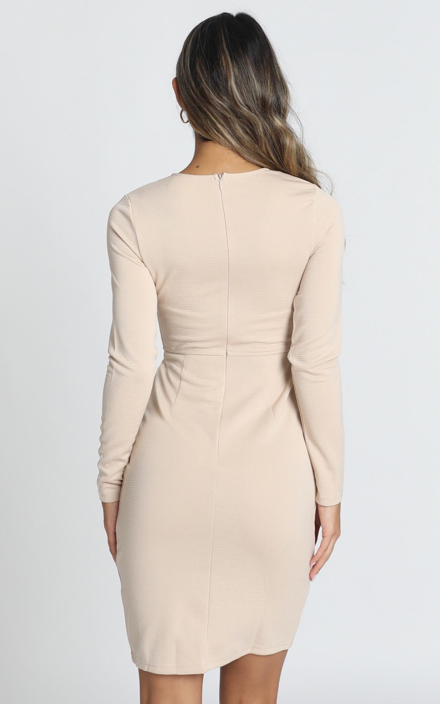 No Rain Dress in Beige