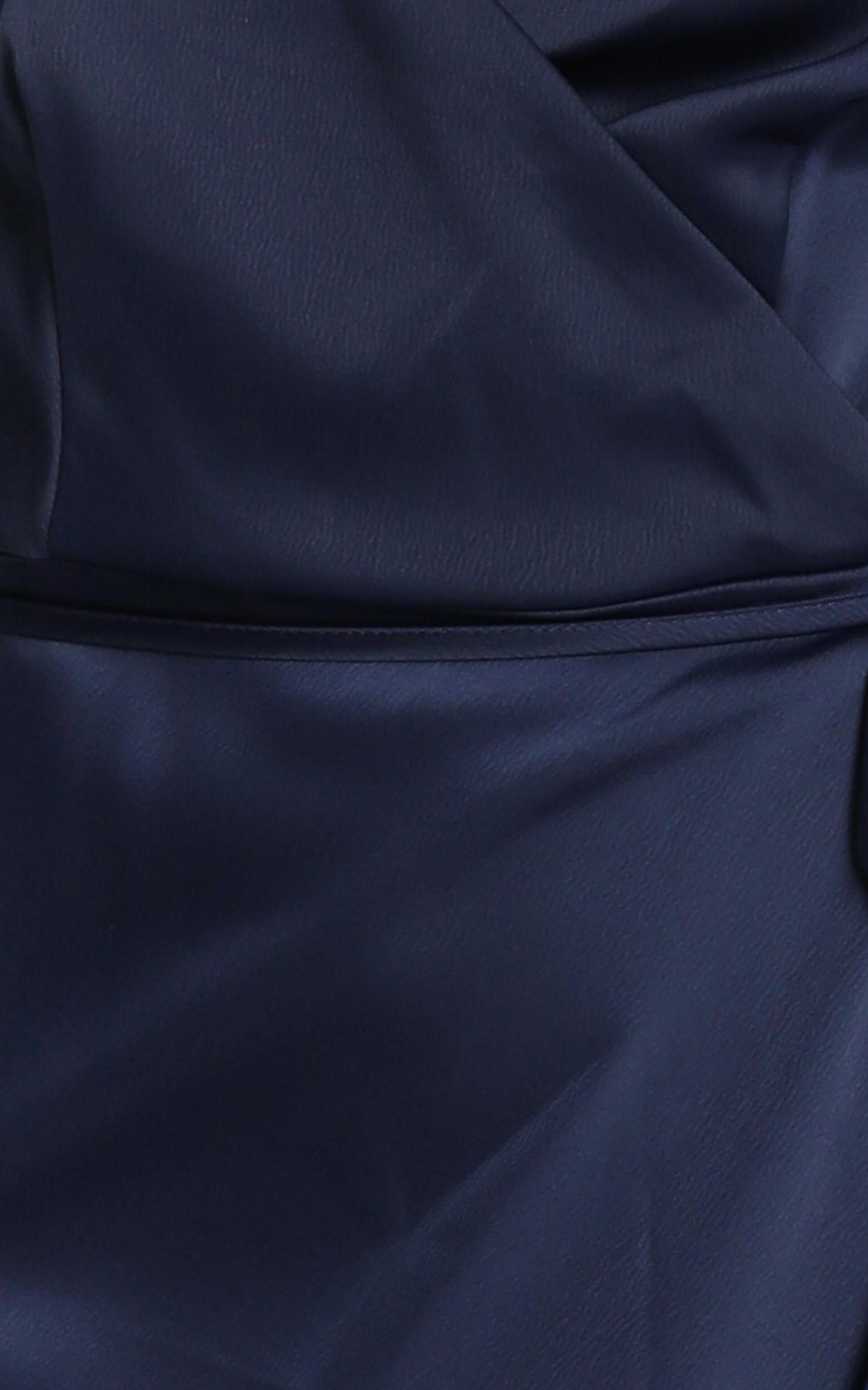 Mine Would Be You Dress in Navy Satin