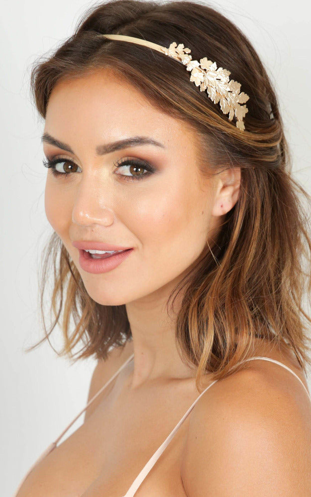 Greek Goddess headband in gold