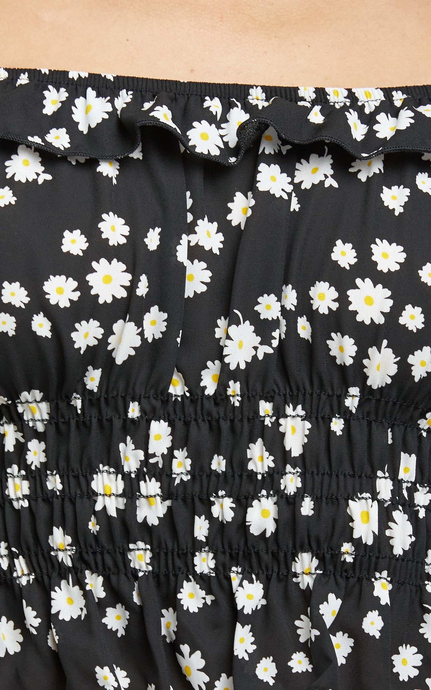 Suffolk Top in Black Floral
