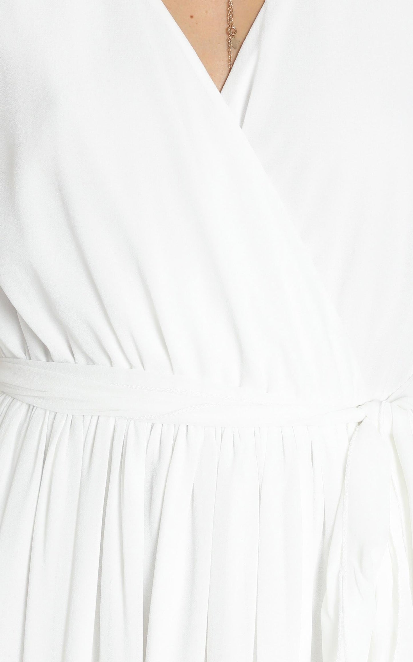 In Love Long Sleeve Maxi Dress In White