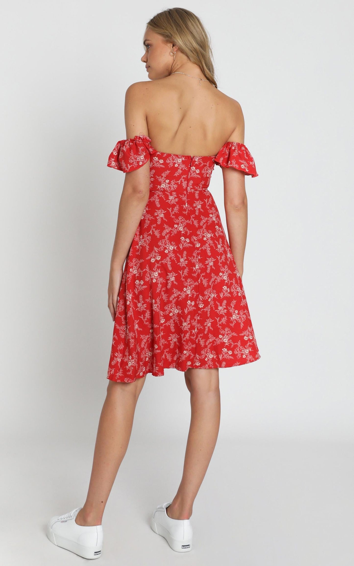Inner Stylist Dress In Red Floral