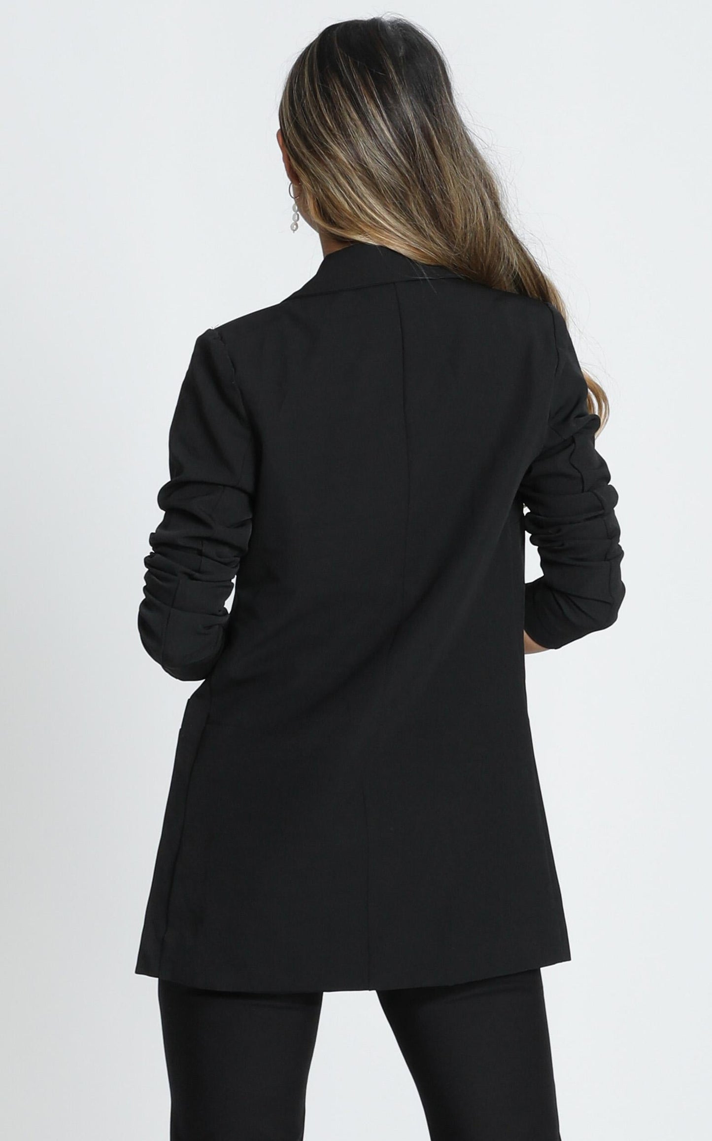 Inquisitive Lady Blazer In Black
