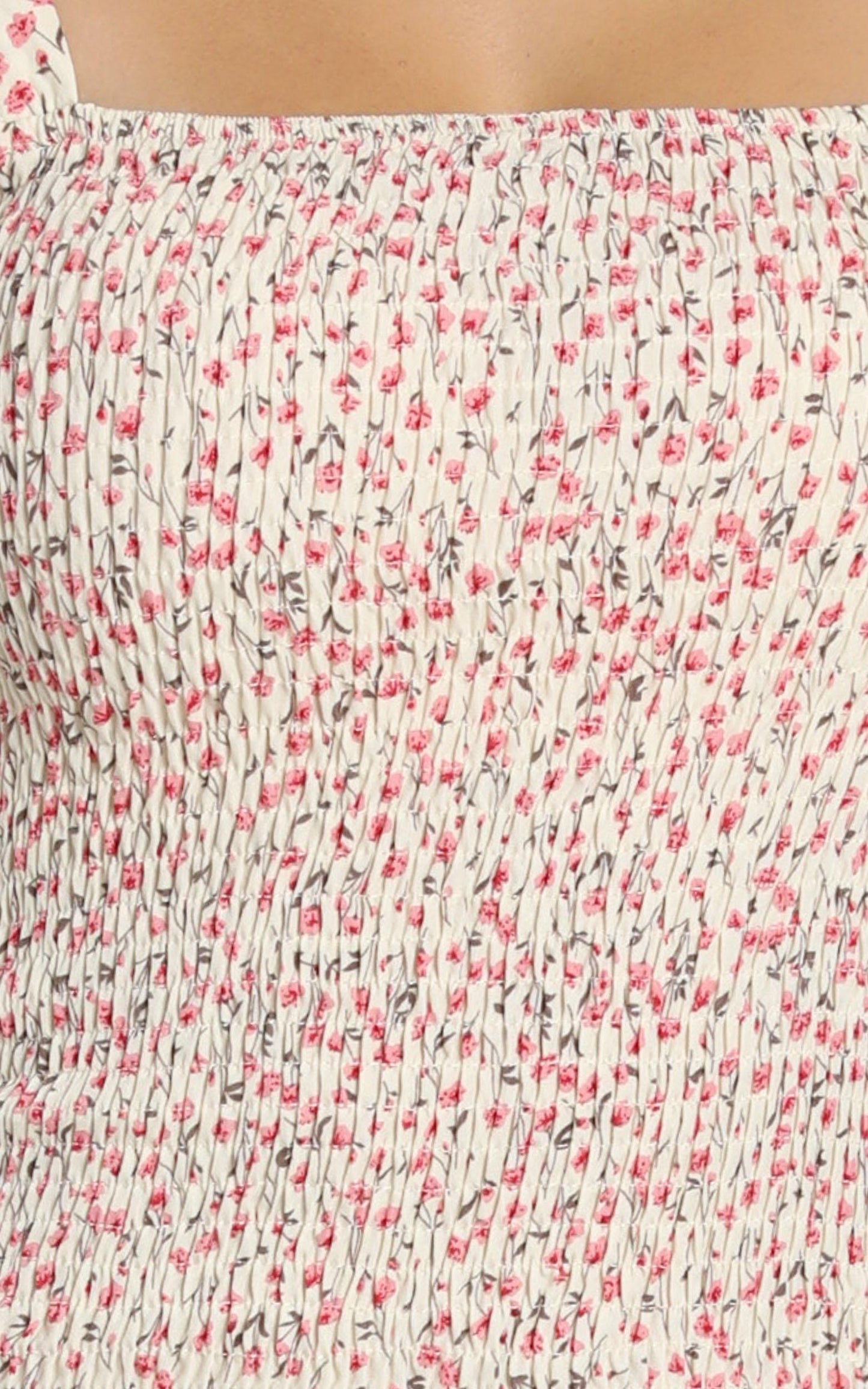 Iona Dress In Red Floral