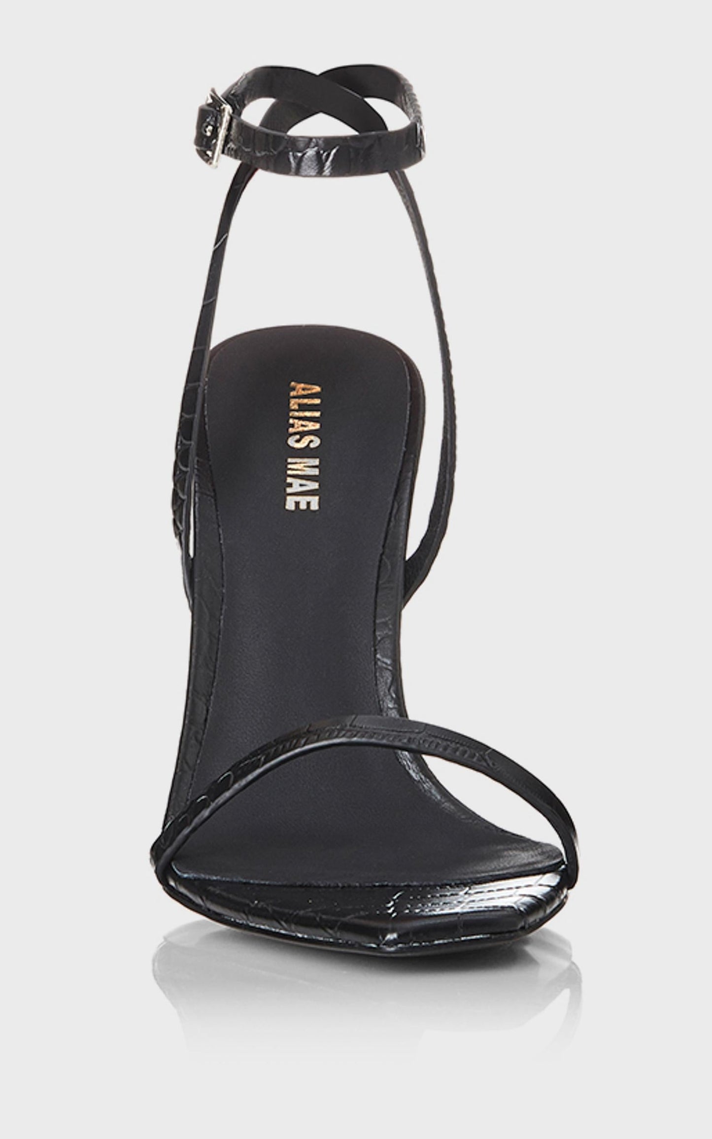 Alias Mae - Isaac Heels in Black Croc