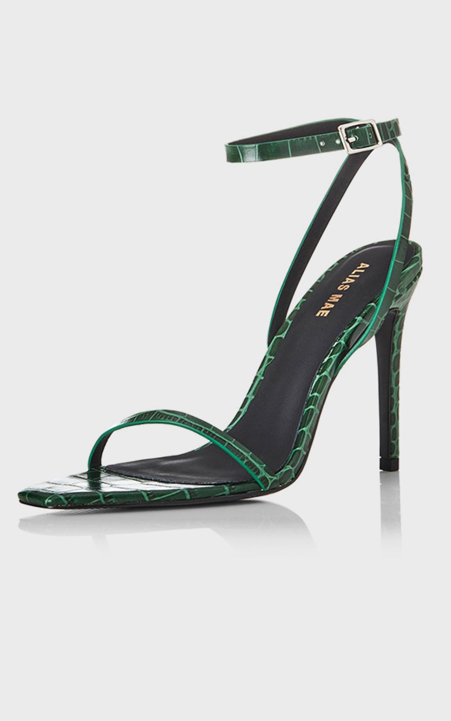 Alias Mae - Isaac Heels in Green Croc