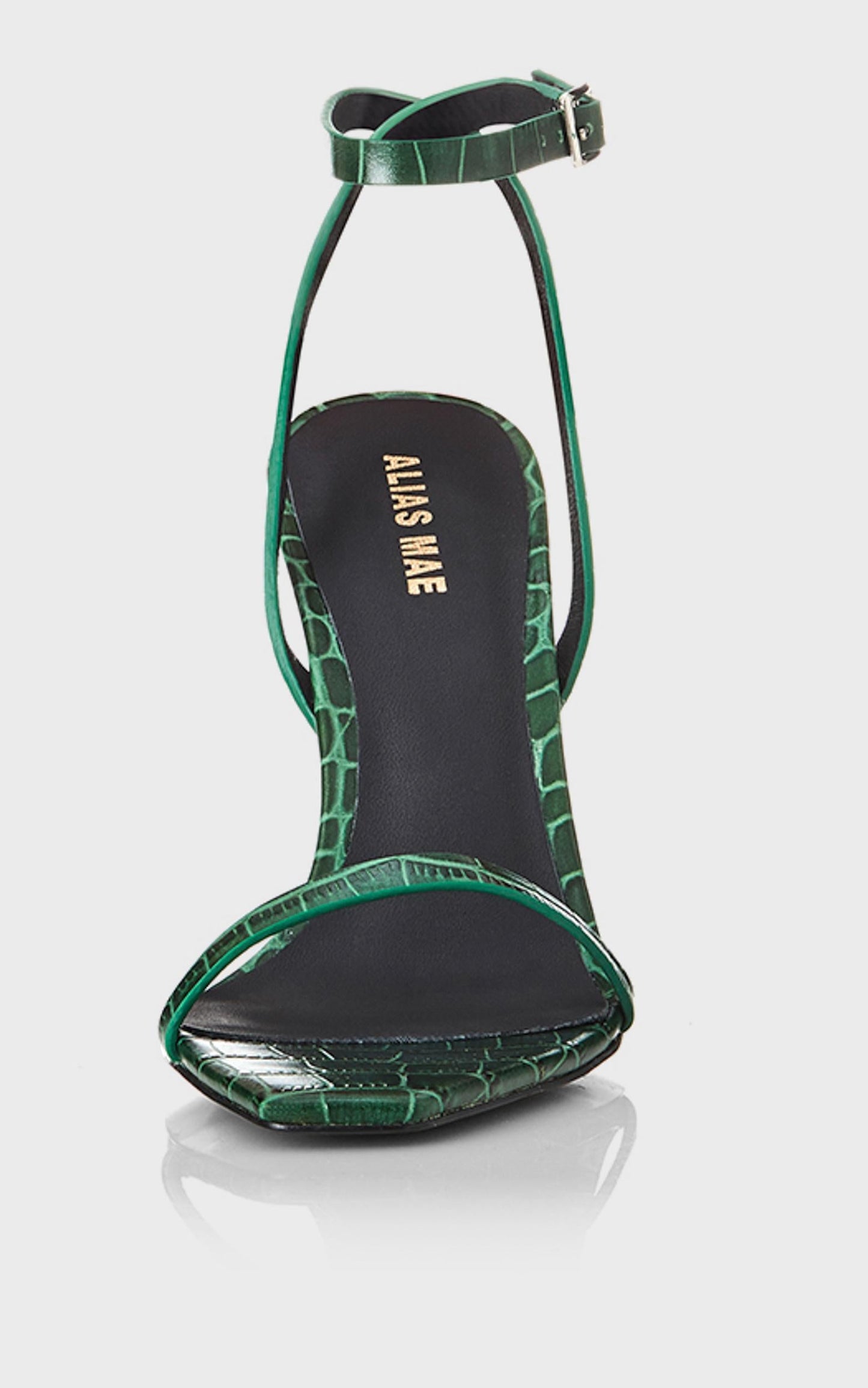 Alias Mae - Isaac Heels in Green Croc