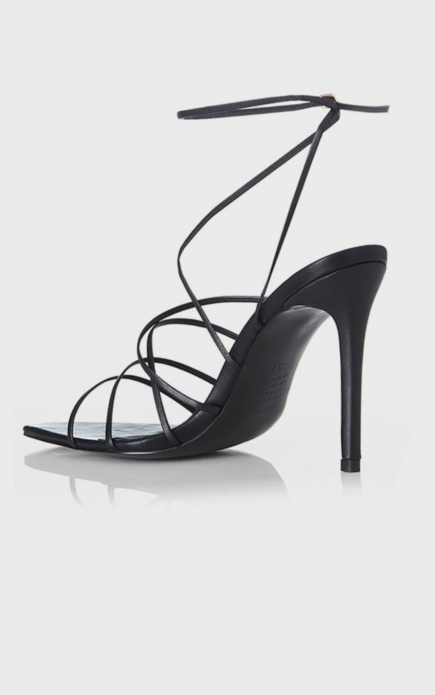 Alias Mae - Isabelle Heel in Black Kid Leather