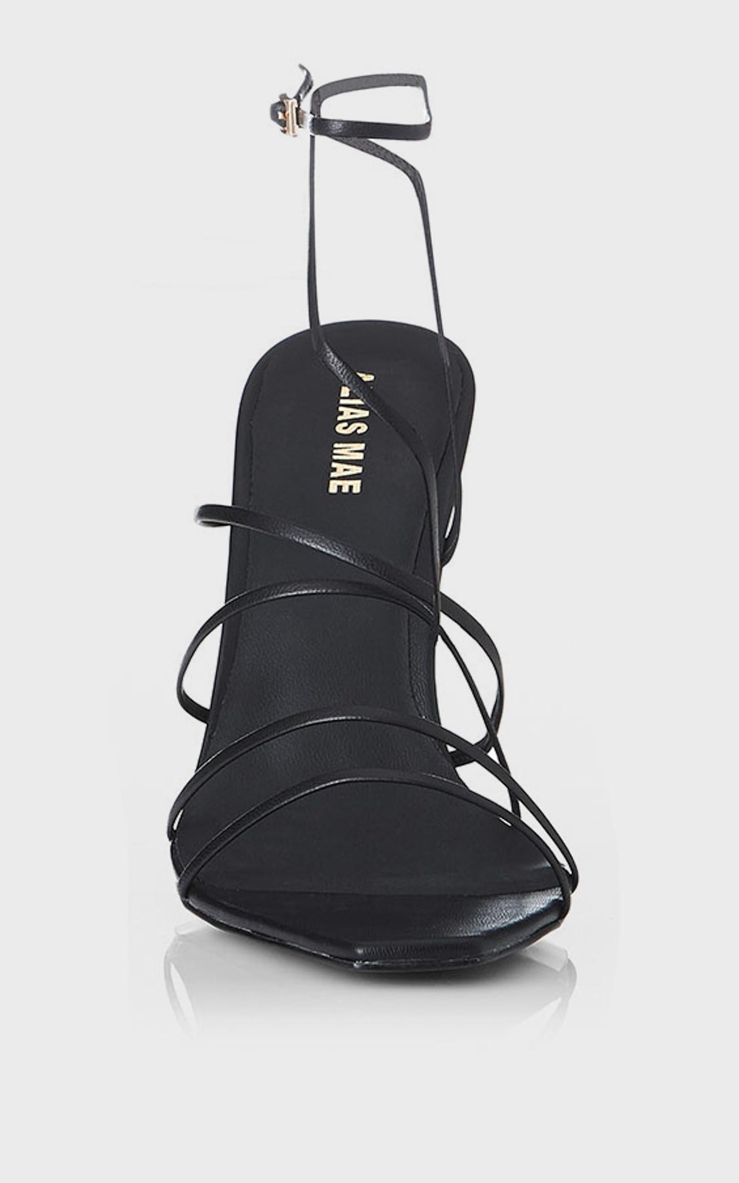 Alias Mae - Isabelle Heel in Black Kid Leather