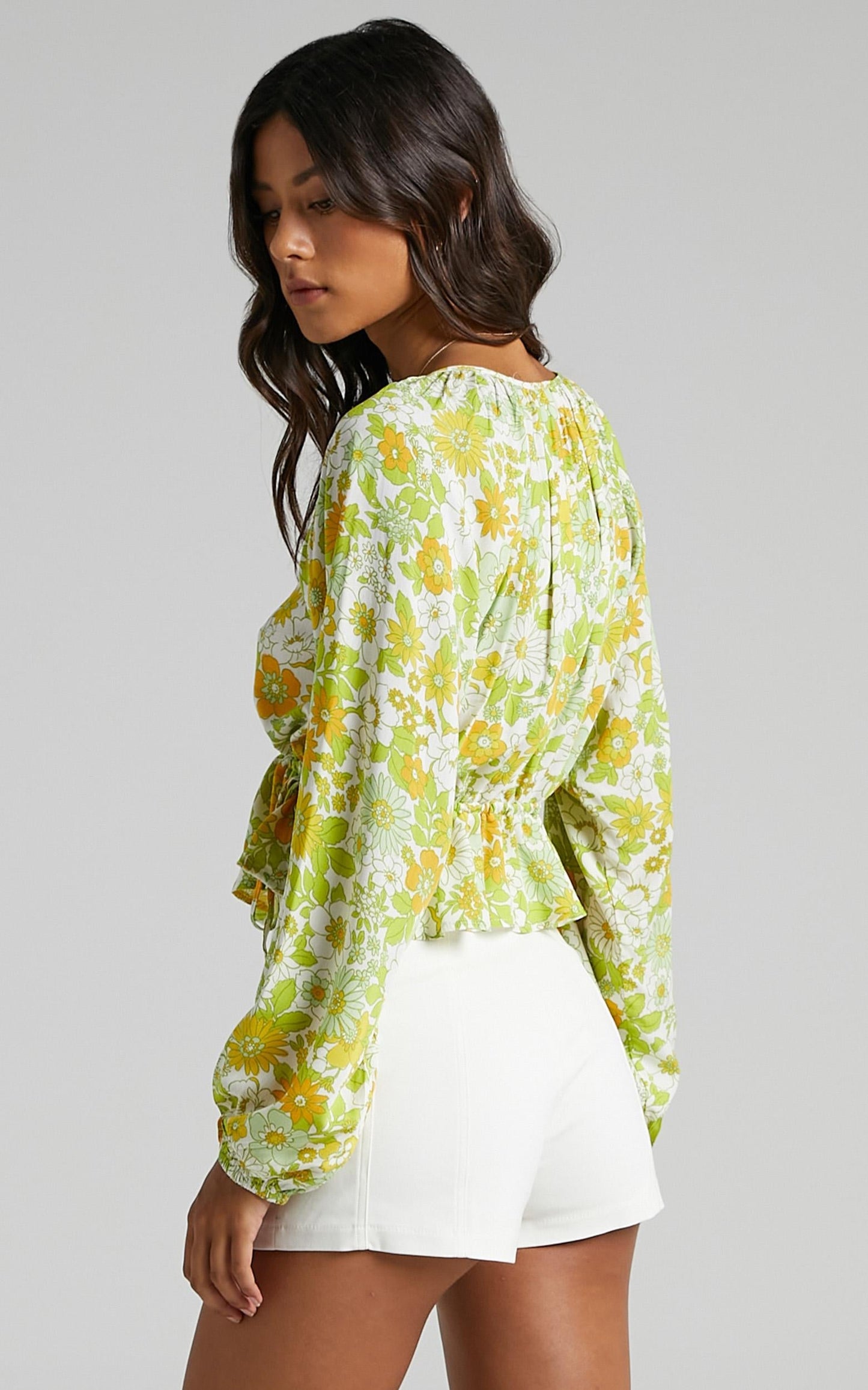 Isidore Top in Harmony Floral Rayon