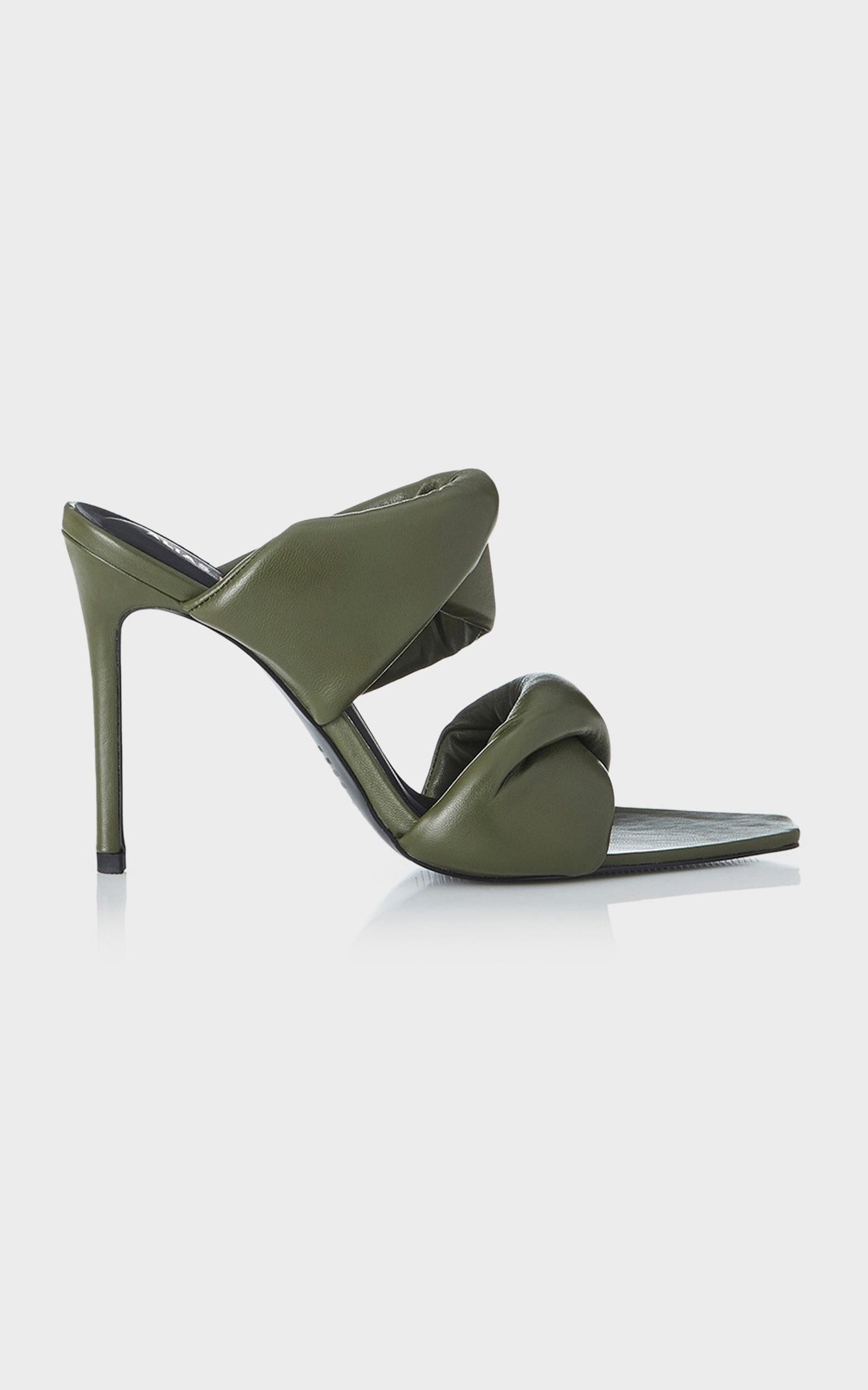 Alias Mae - Issy Heel in Olive Kid Leather