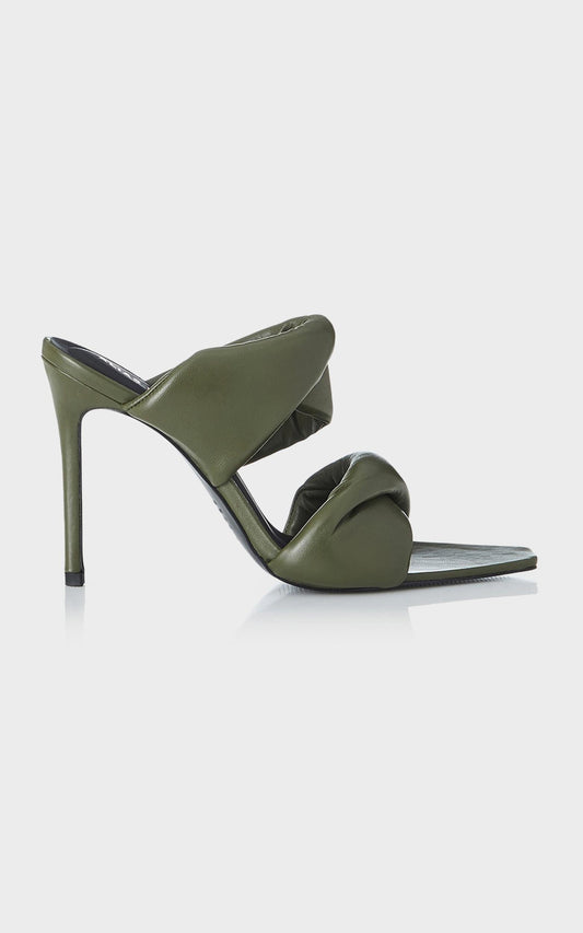 Alias Mae - Issy Heel in Olive Kid Leather