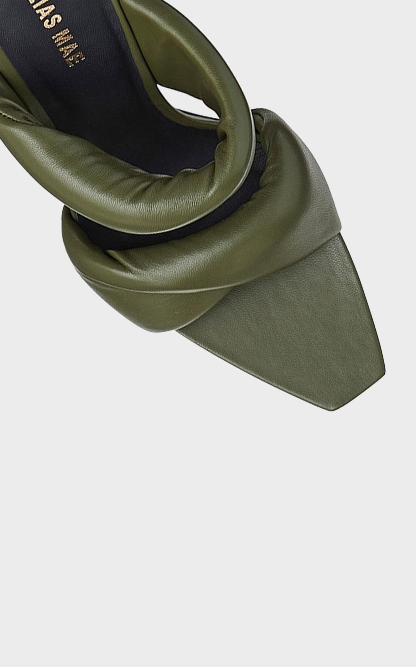 Alias Mae - Issy Heel in Olive Kid Leather