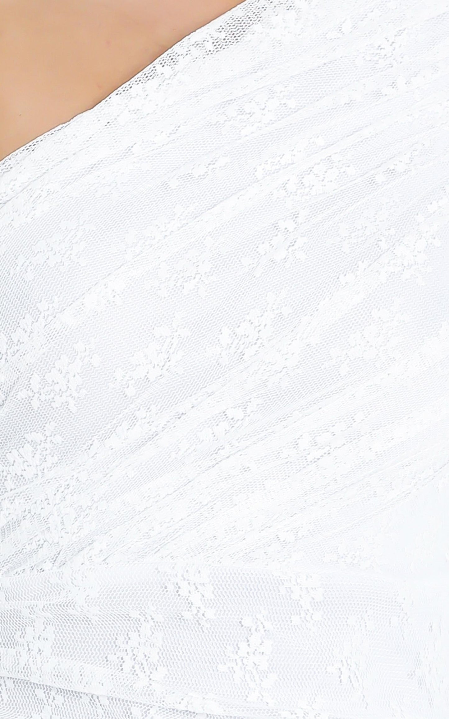 Its A Game Dress in White Lace