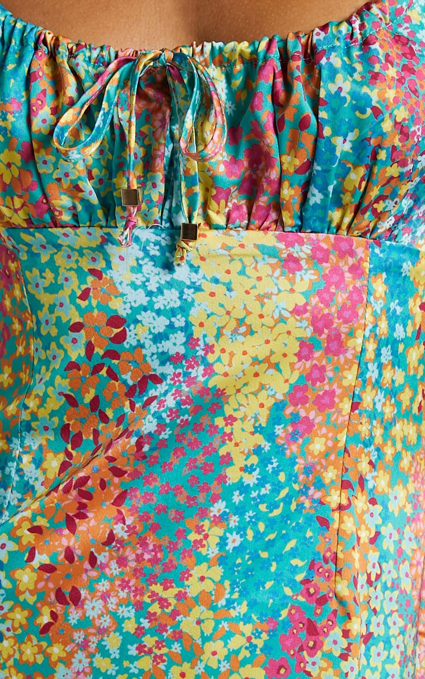 Ive Got You Now Dress in Rainbow Floral