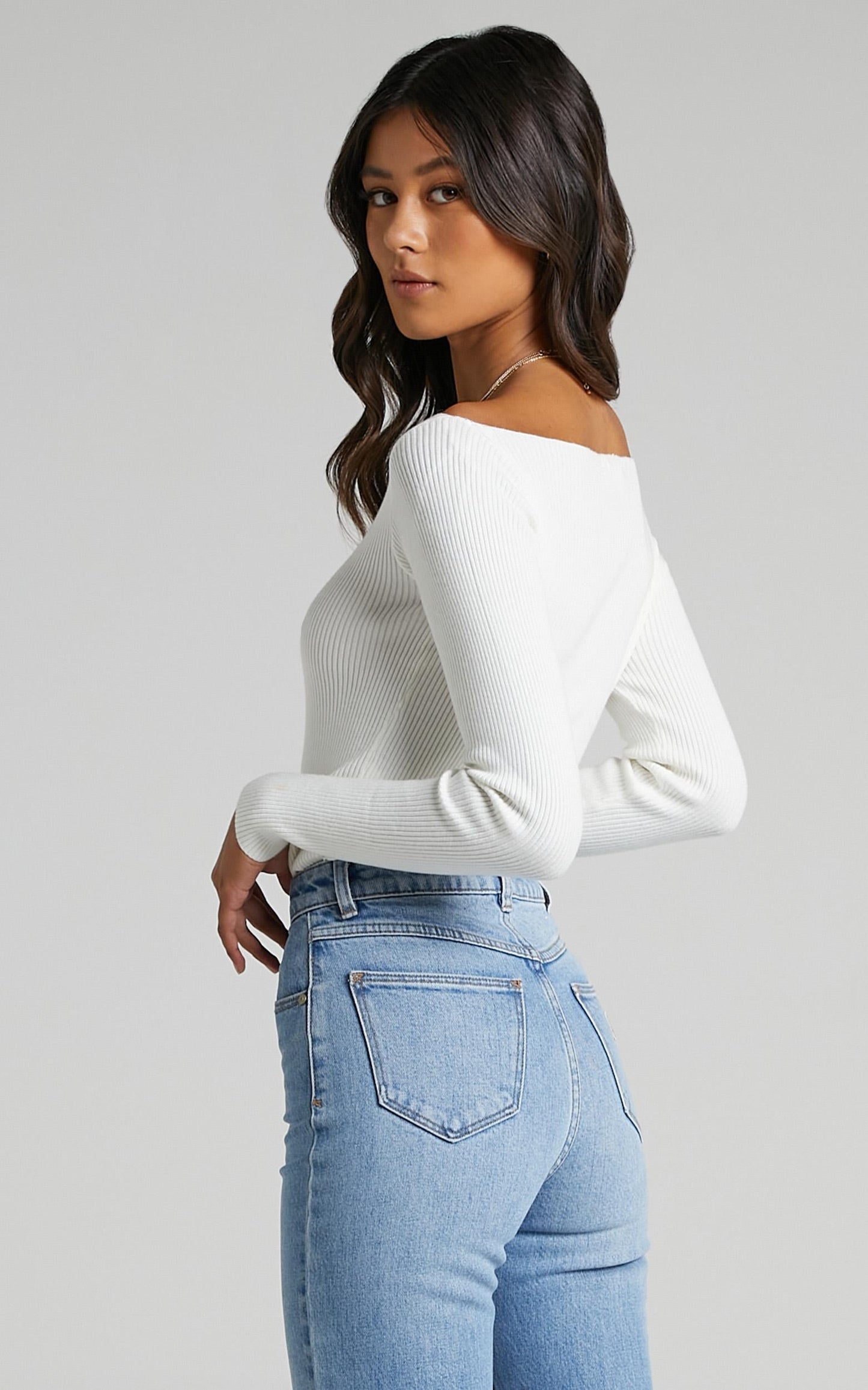 Mustering Confidence Knit Top in Ivory