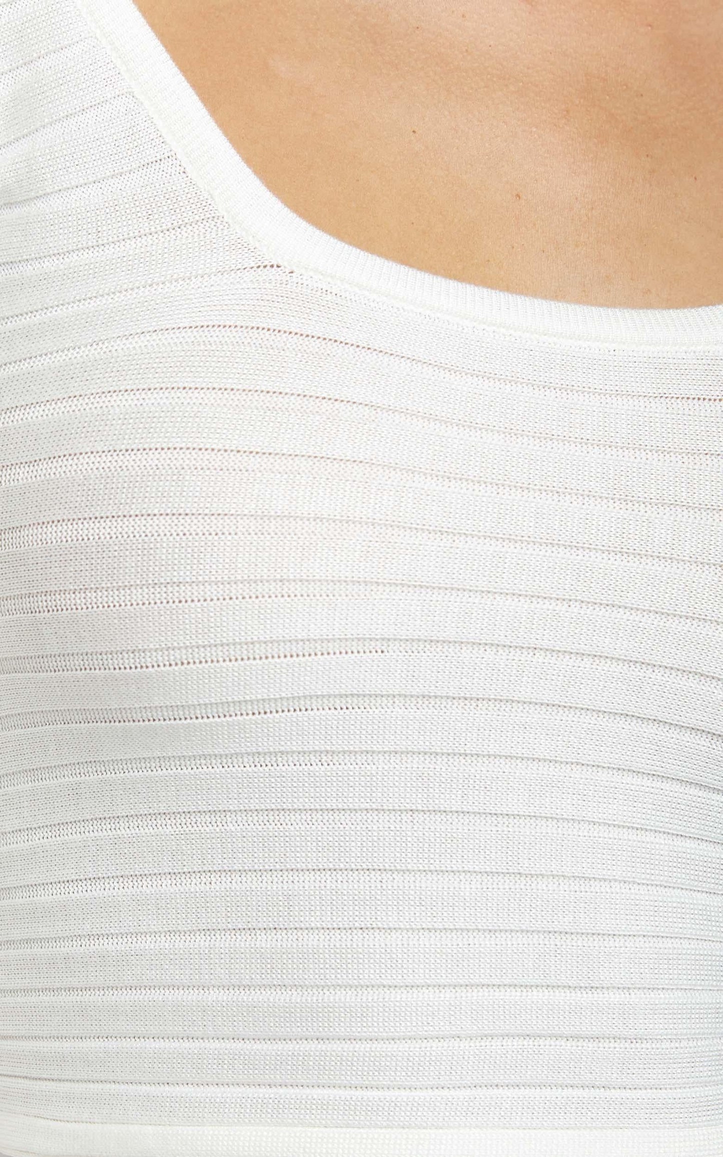 Brennan Knit Top in White