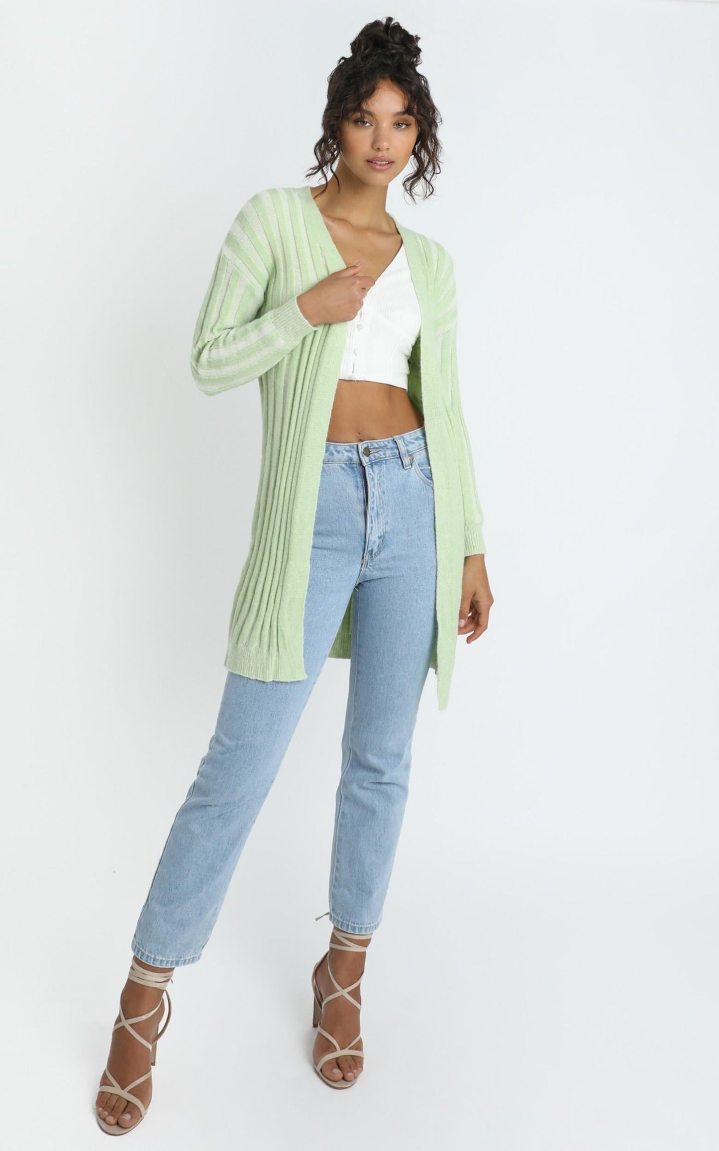 Idris Cardigan in Sage