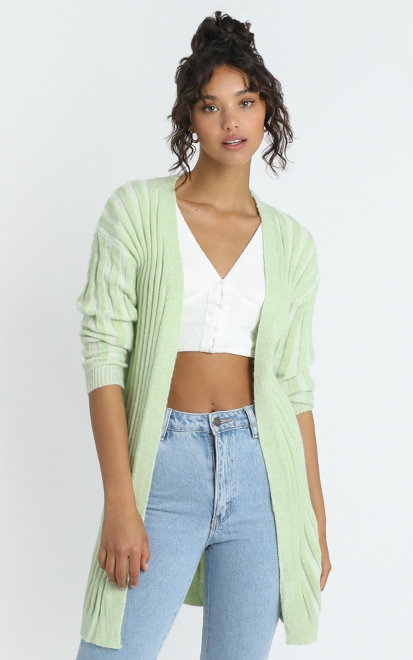 Idris Cardigan in Sage