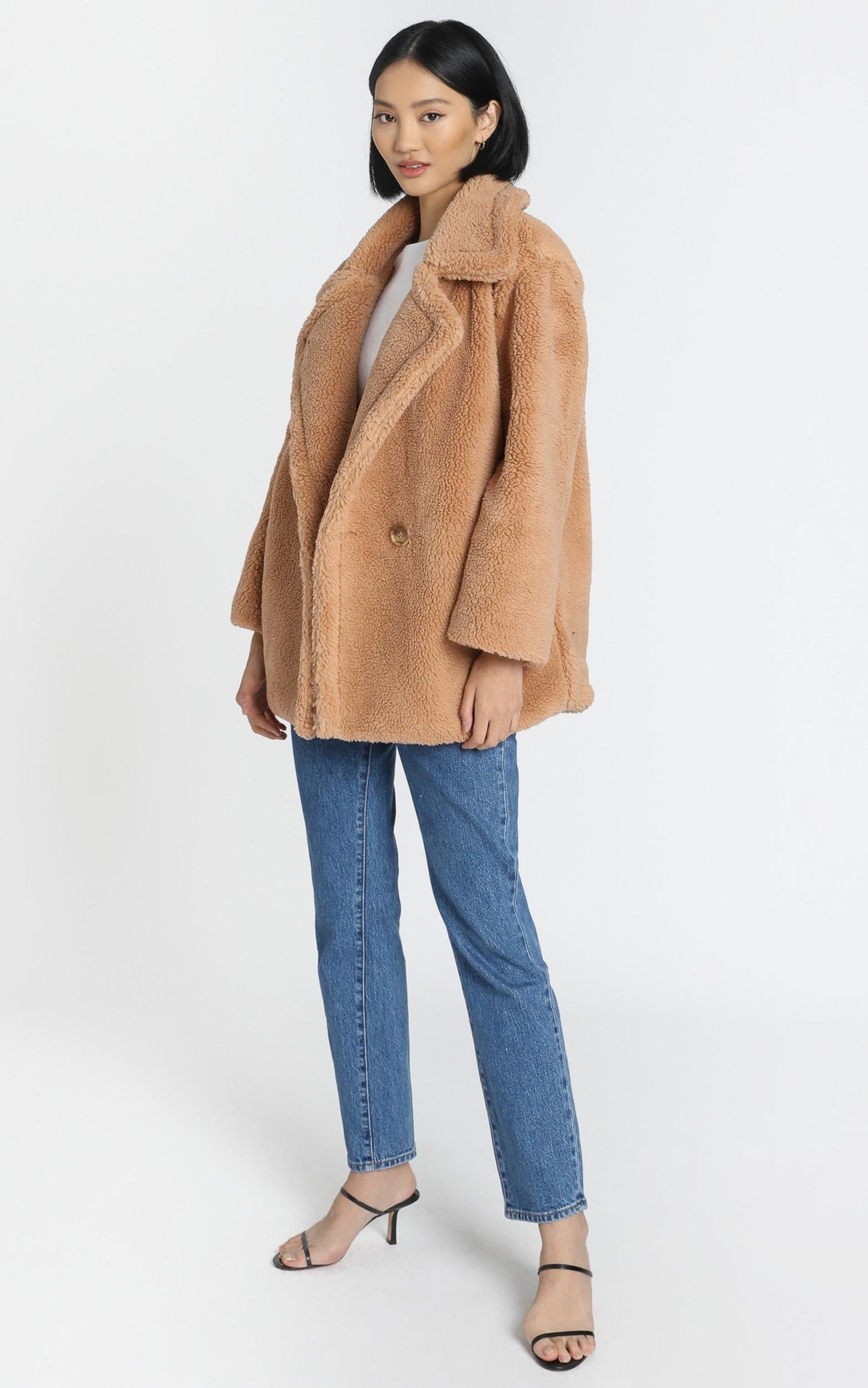 Aila Coat in Camel