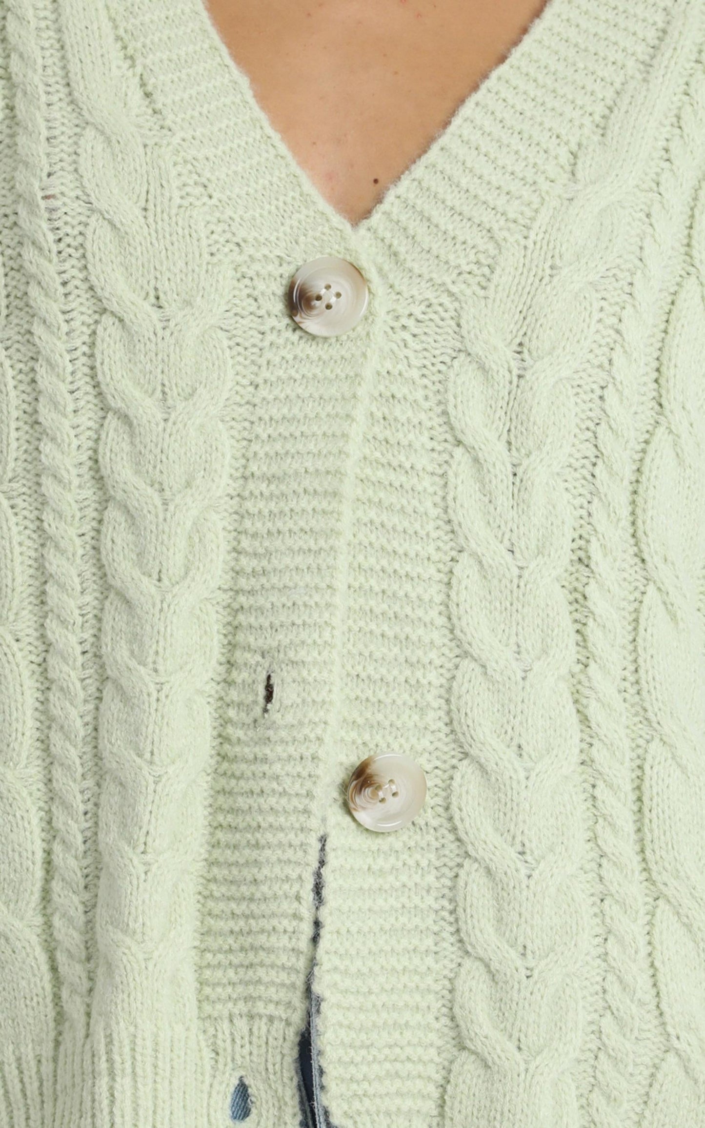 Yale Cardigan in Pistachio