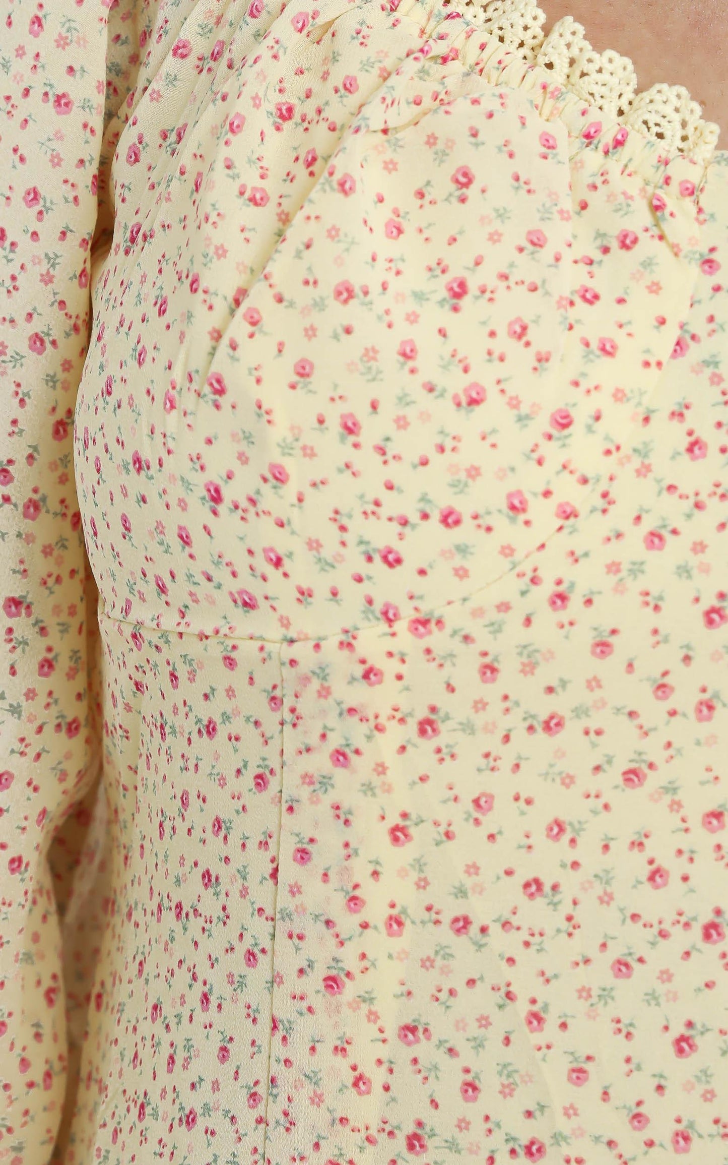 Jaiden Dress in Yellow Floral
