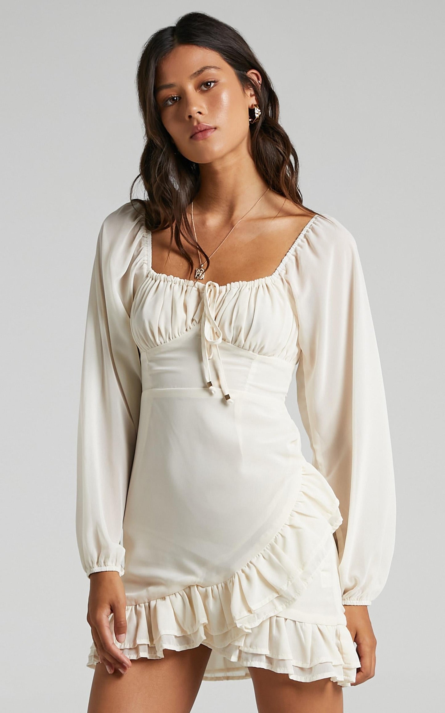 Jamesina Dress in Cream