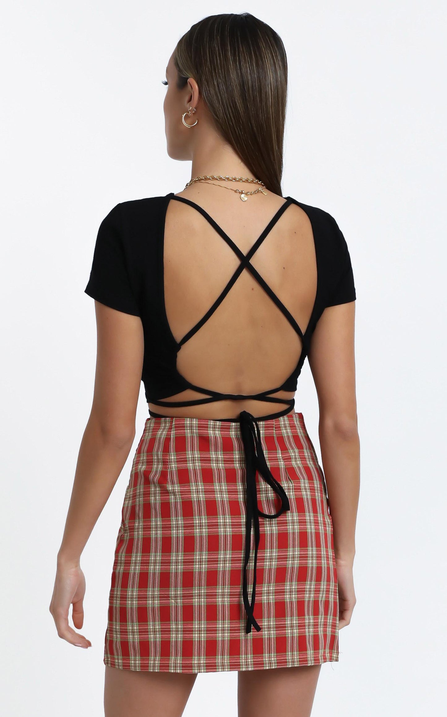 Jana Skirt in Red Check